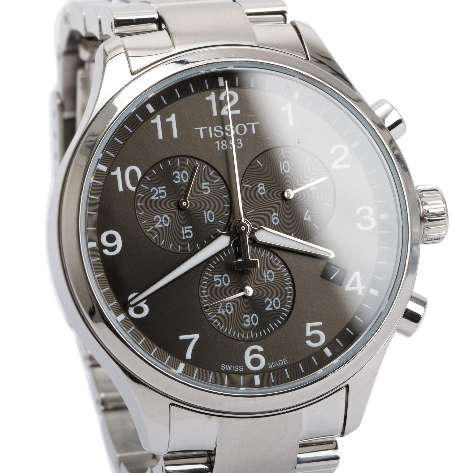 Tissot Stainless Steel Chrono XL 45 MM Quartz Watch