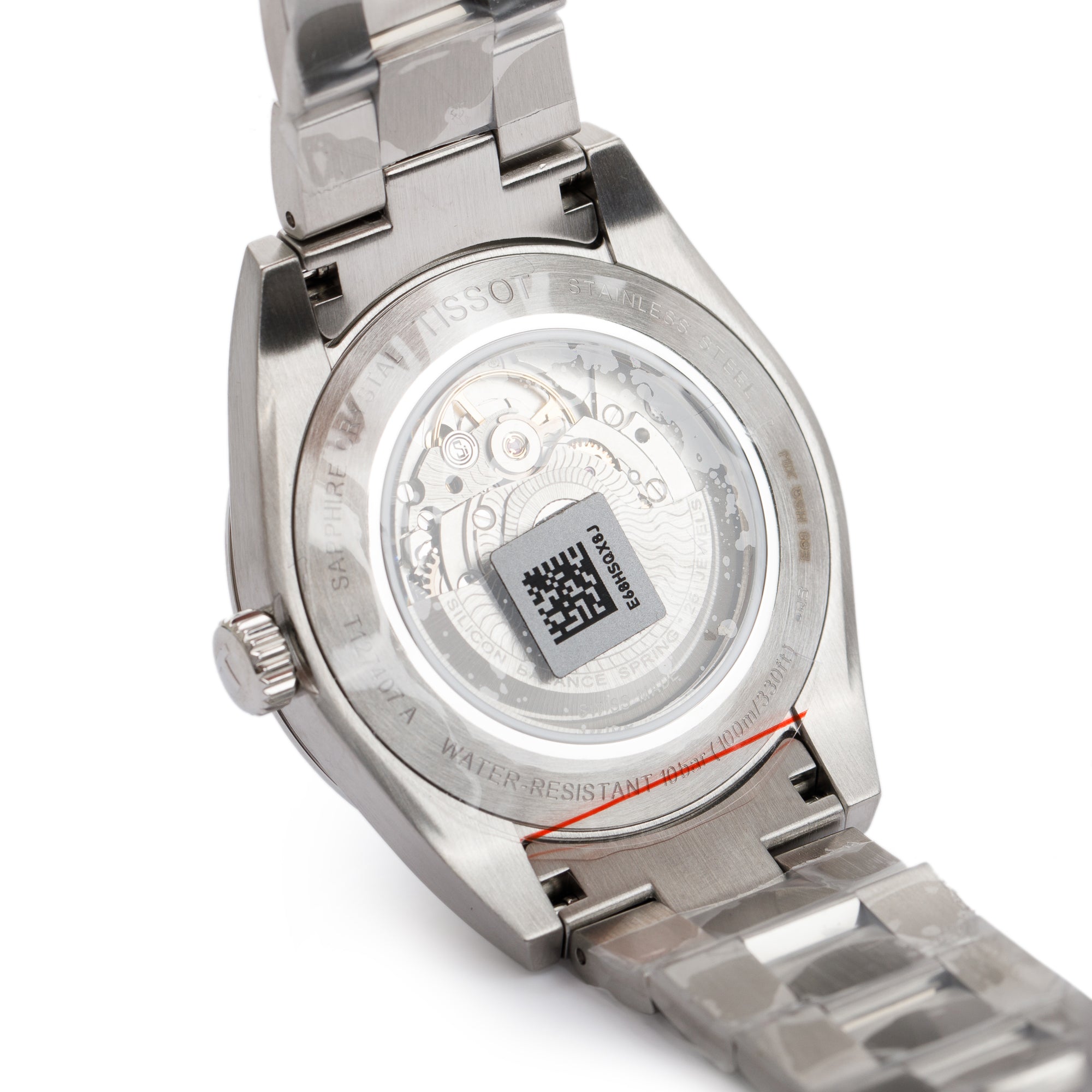 Tissot Stainless Steel Gentleman Powermatic 80 Silicium 40MM Automatic Watch w/ Box