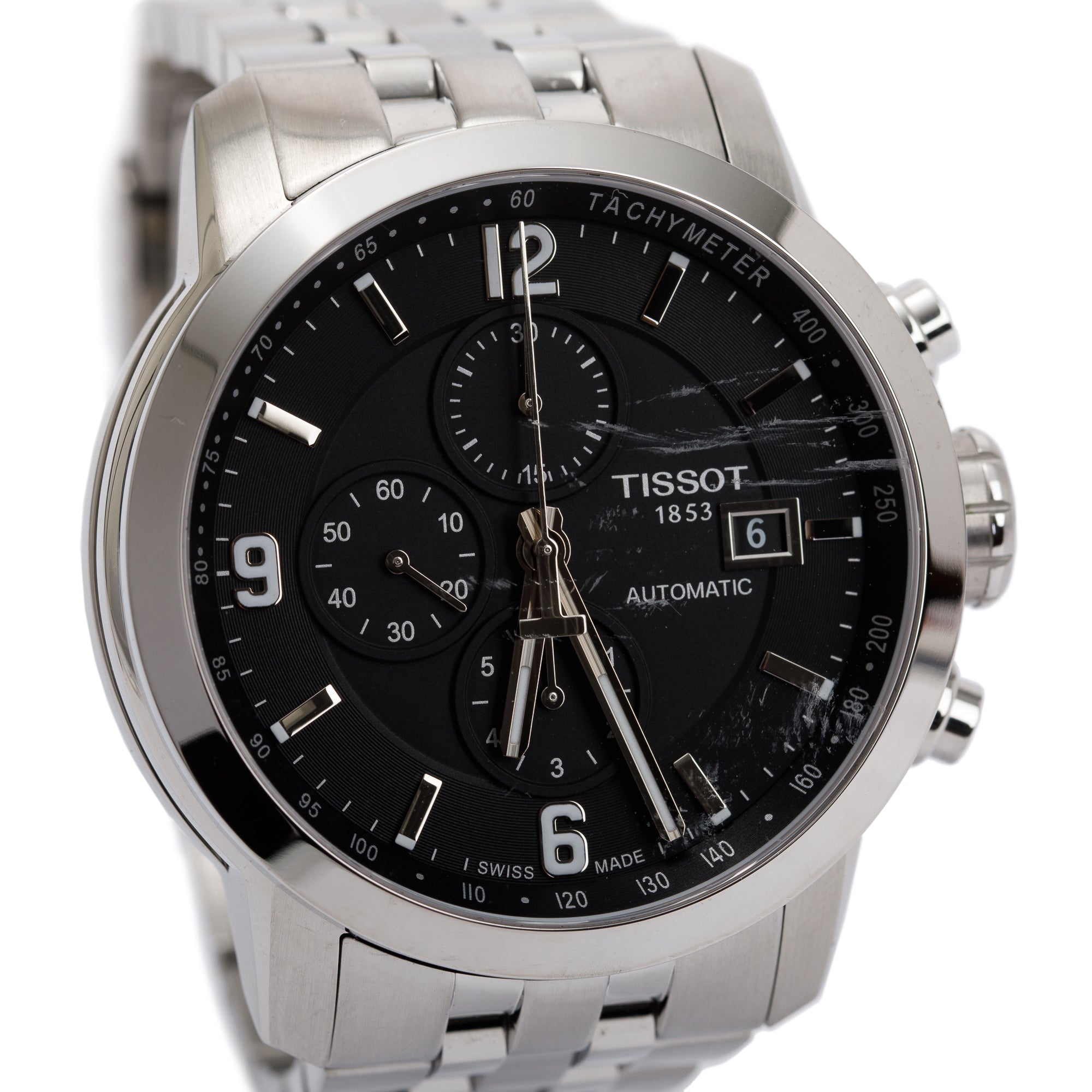 Tissot Stainless Steel PR 200 Chronograph 44 MM Automatic Watch