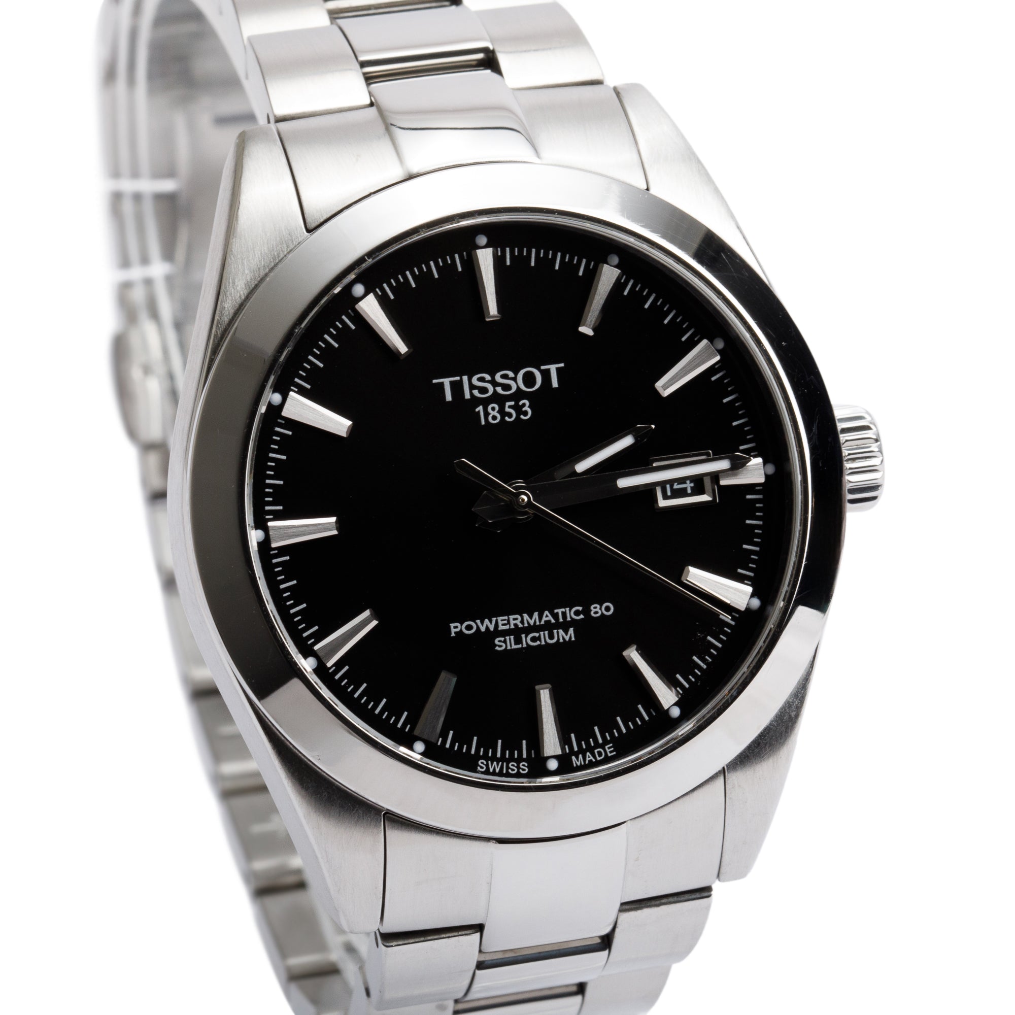 Tissot Stainless Steel Powermatic 80 Silicium 40 MM Automatic Watch