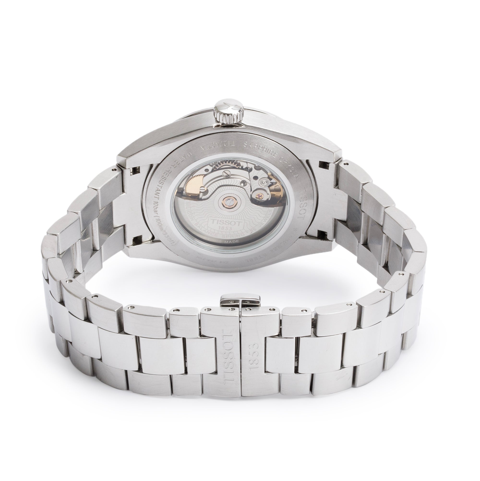 Tissot Stainless Steel Powermatic 80 Silicium 40 MM Automatic Watch