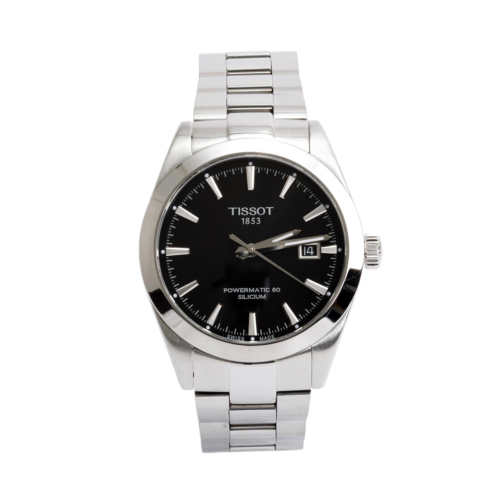 Tissot Stainless Steel Powermatic 80 Silicium 40 MM Automatic Watch
