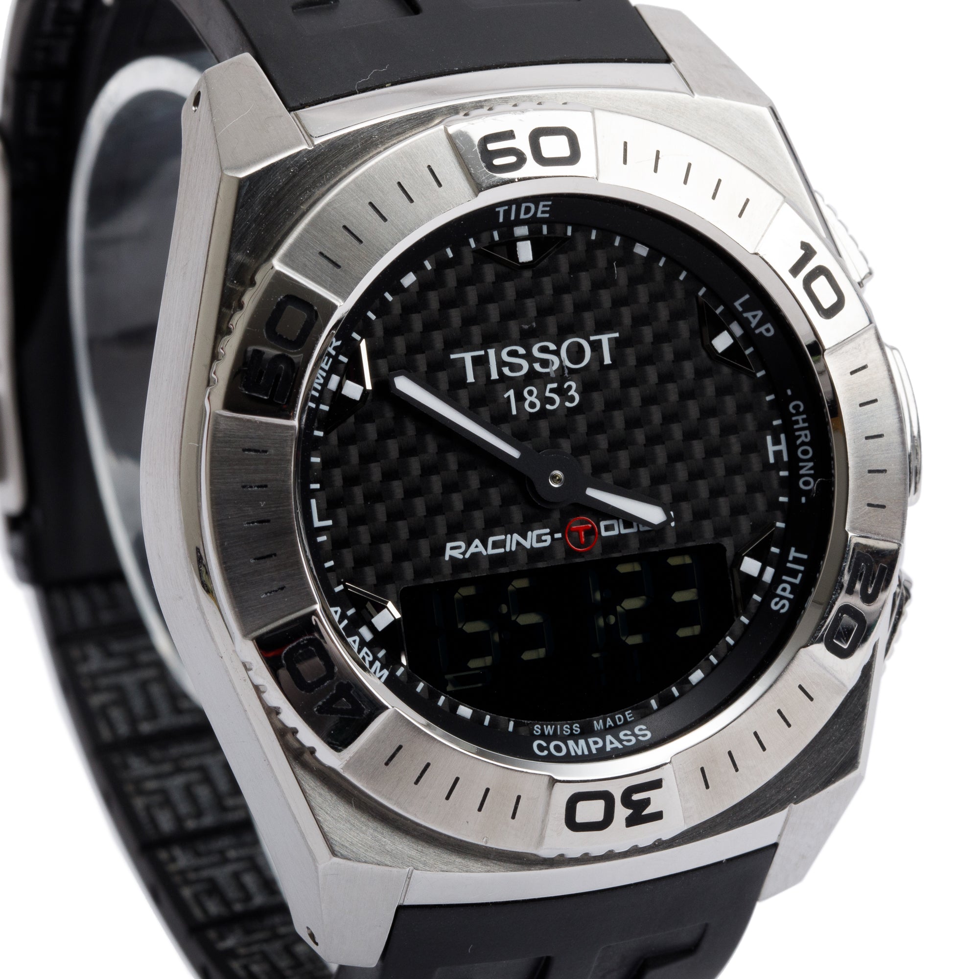 Tissot Stainless Steel Racing T-Touch 43 MM Watch w/ Box