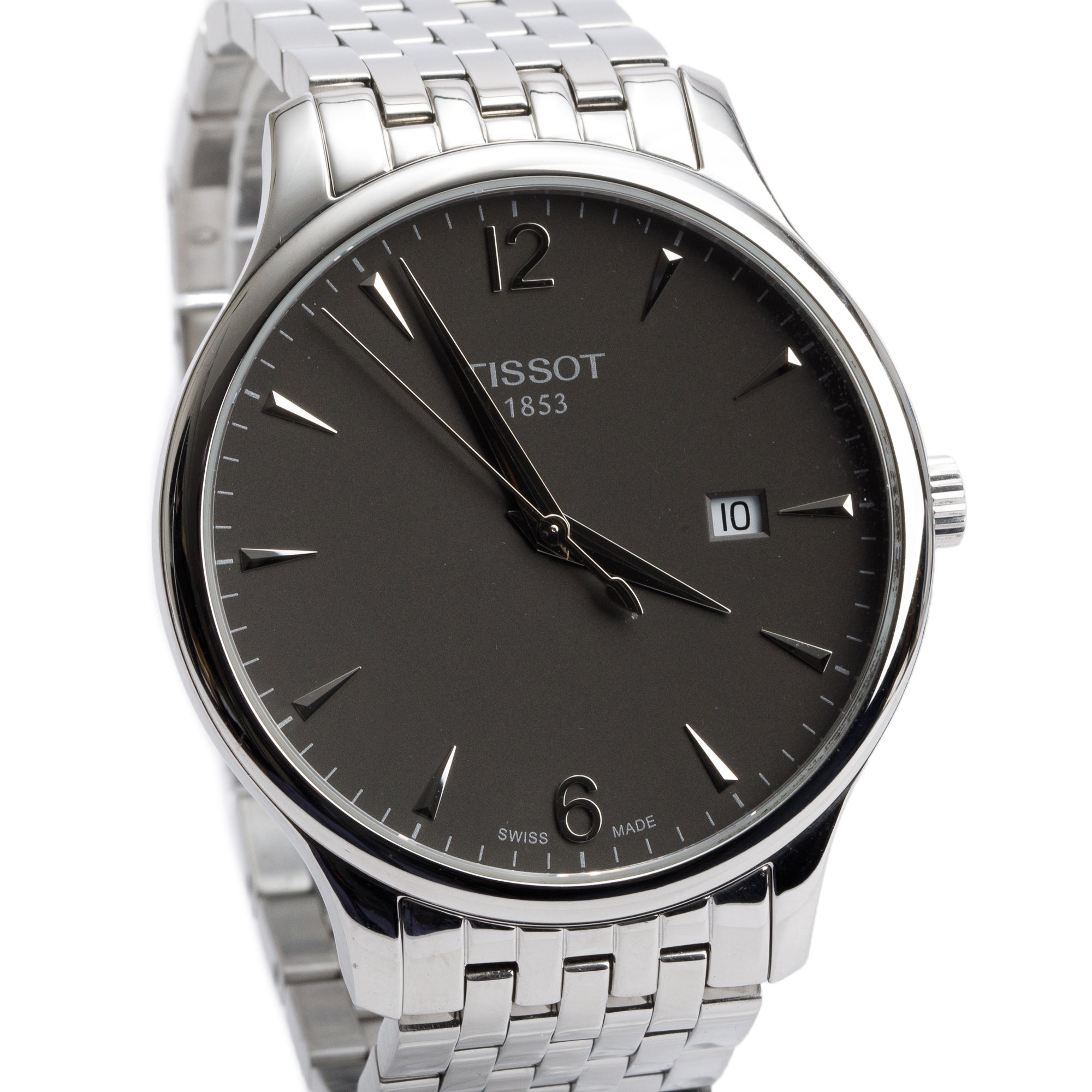 Tissot Stainless Steel Tradition 42 MM Quartz Watch