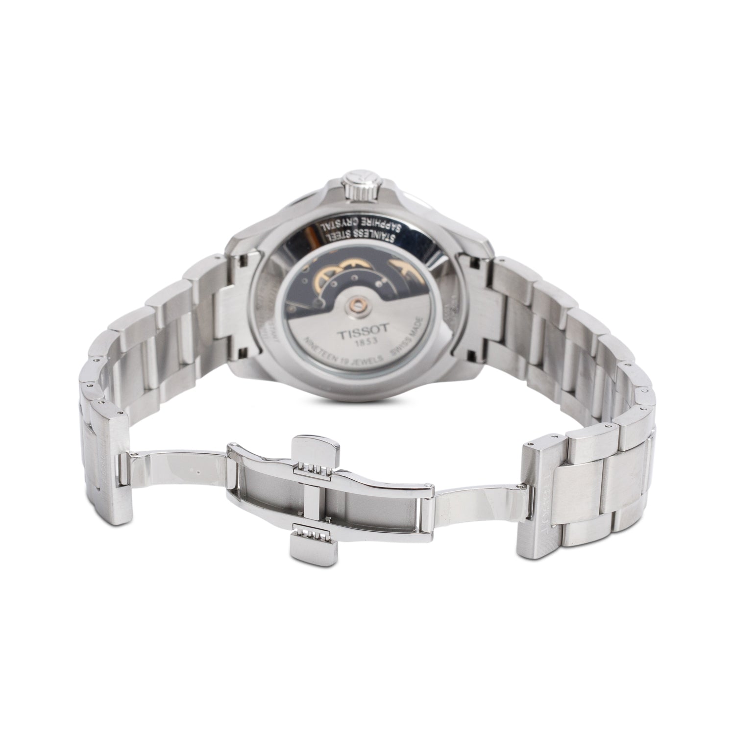 Tissot Stainless Steel V8 Swissmatic 42.5 MM Automatic Watch White Dial w/ Box