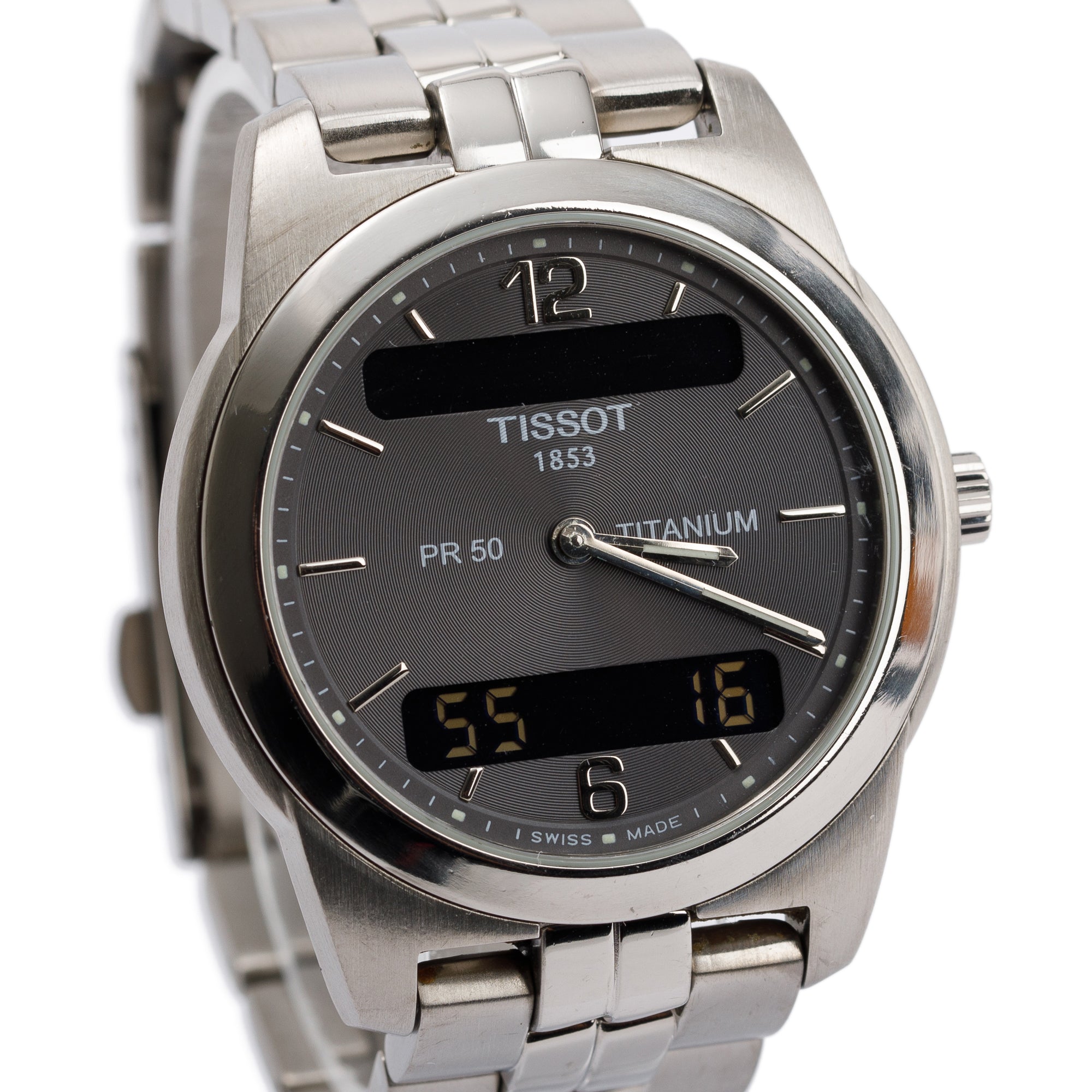 Tissot Titanium PR-50 38MM Quartz Watch w/ Box