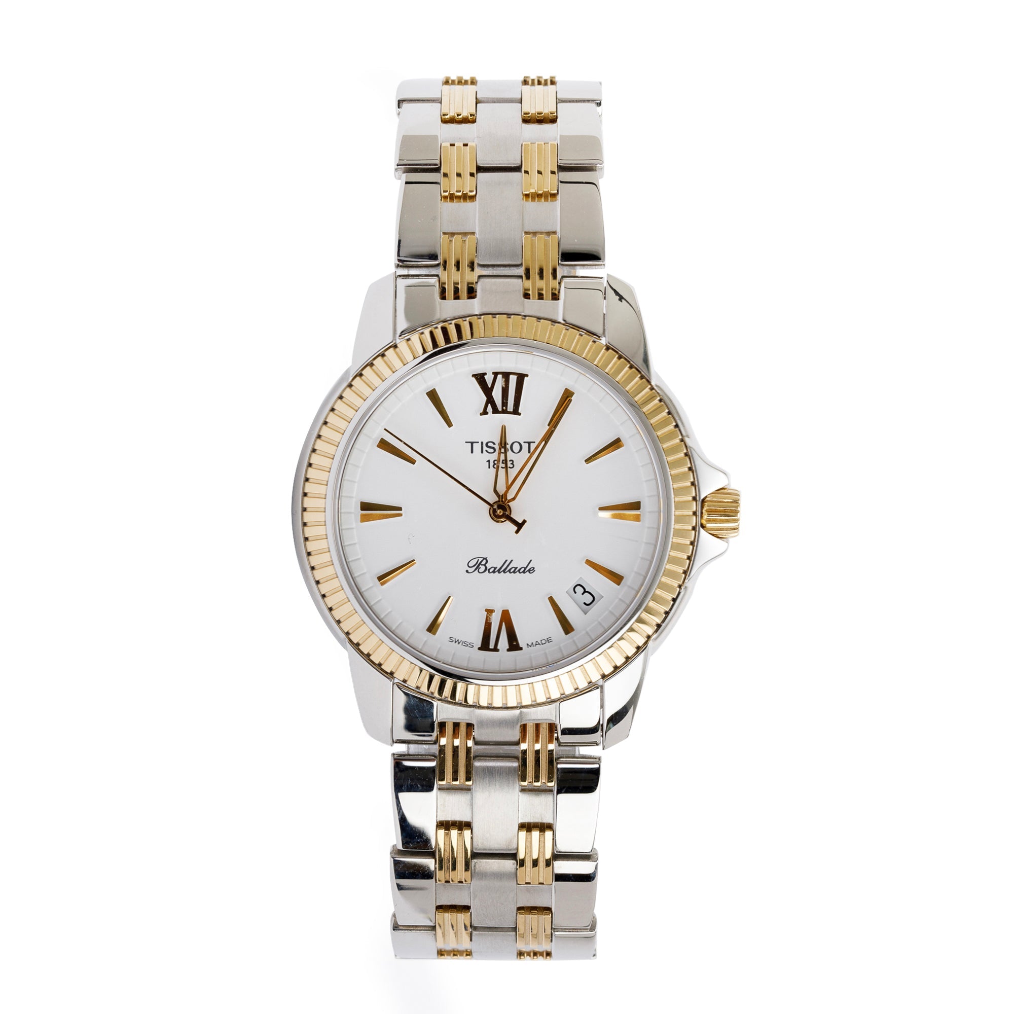 【T8138】BALLADE Tissot Two-Tone 36 MM Ballade Watch w/ Box – Oliver Jewellery