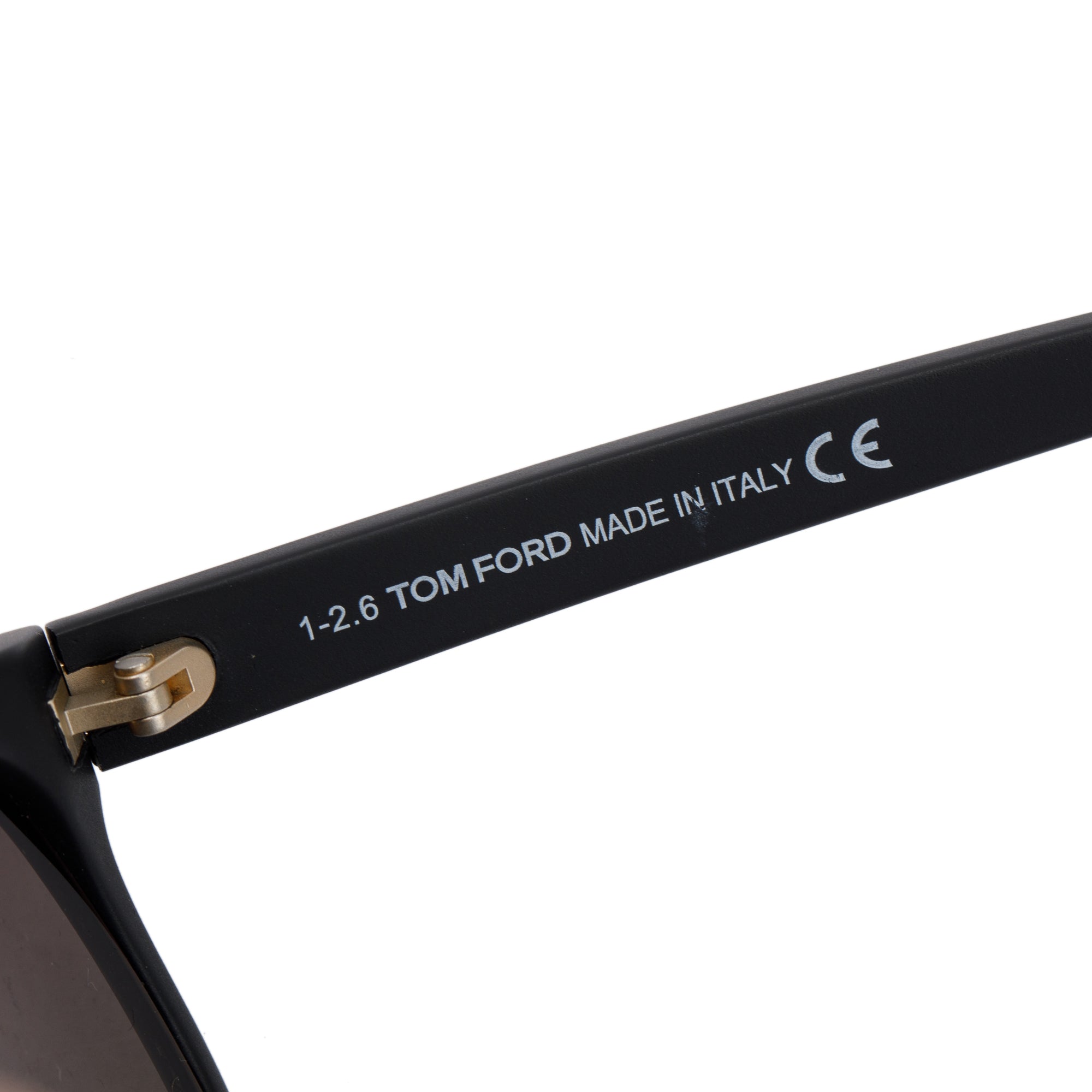 Tom Ford TF236 Matte Black Acetate Olivier Polarized Sunglasses w/ Box & Case