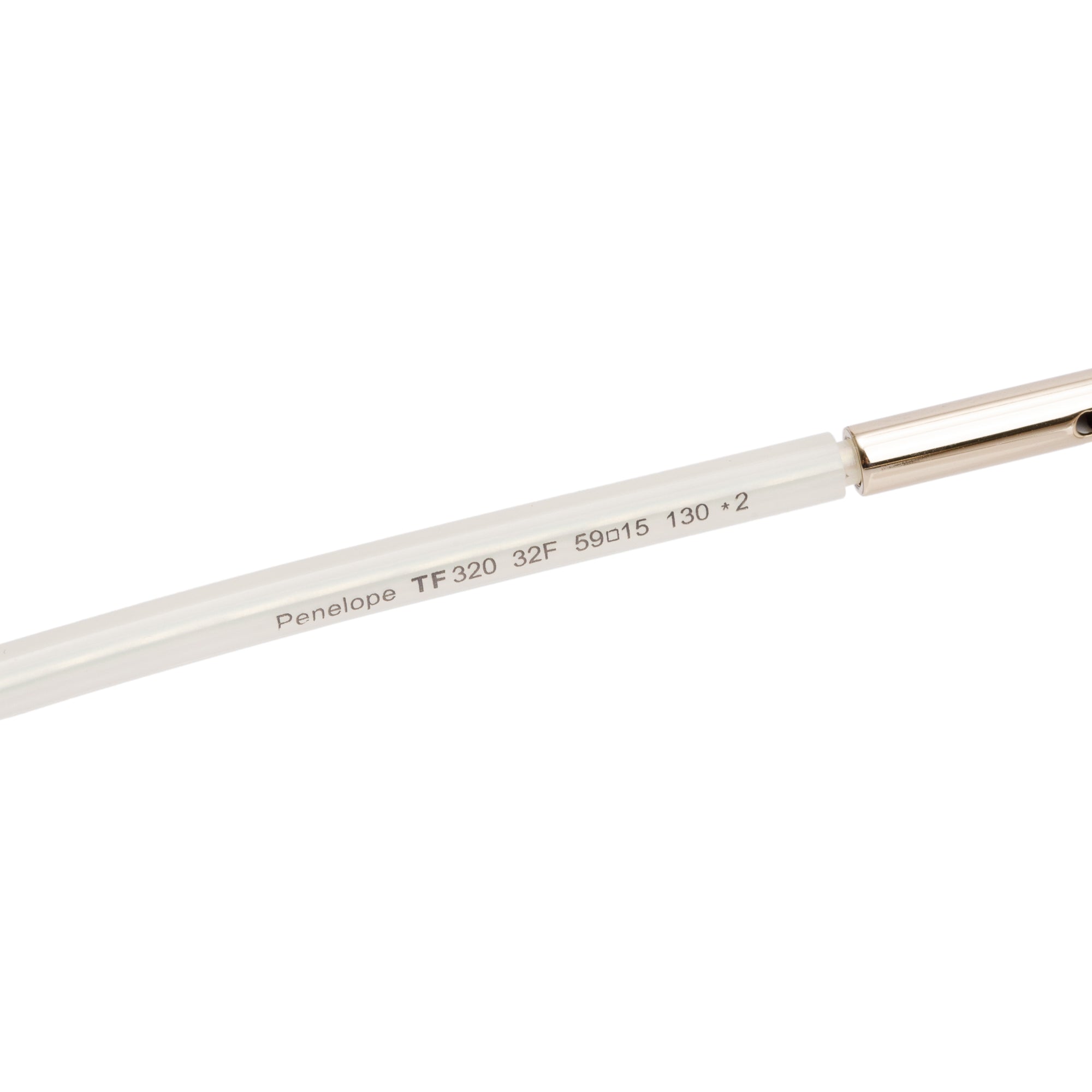 Tom Ford TF320 White Penelope Cat-Eye Sunglasses