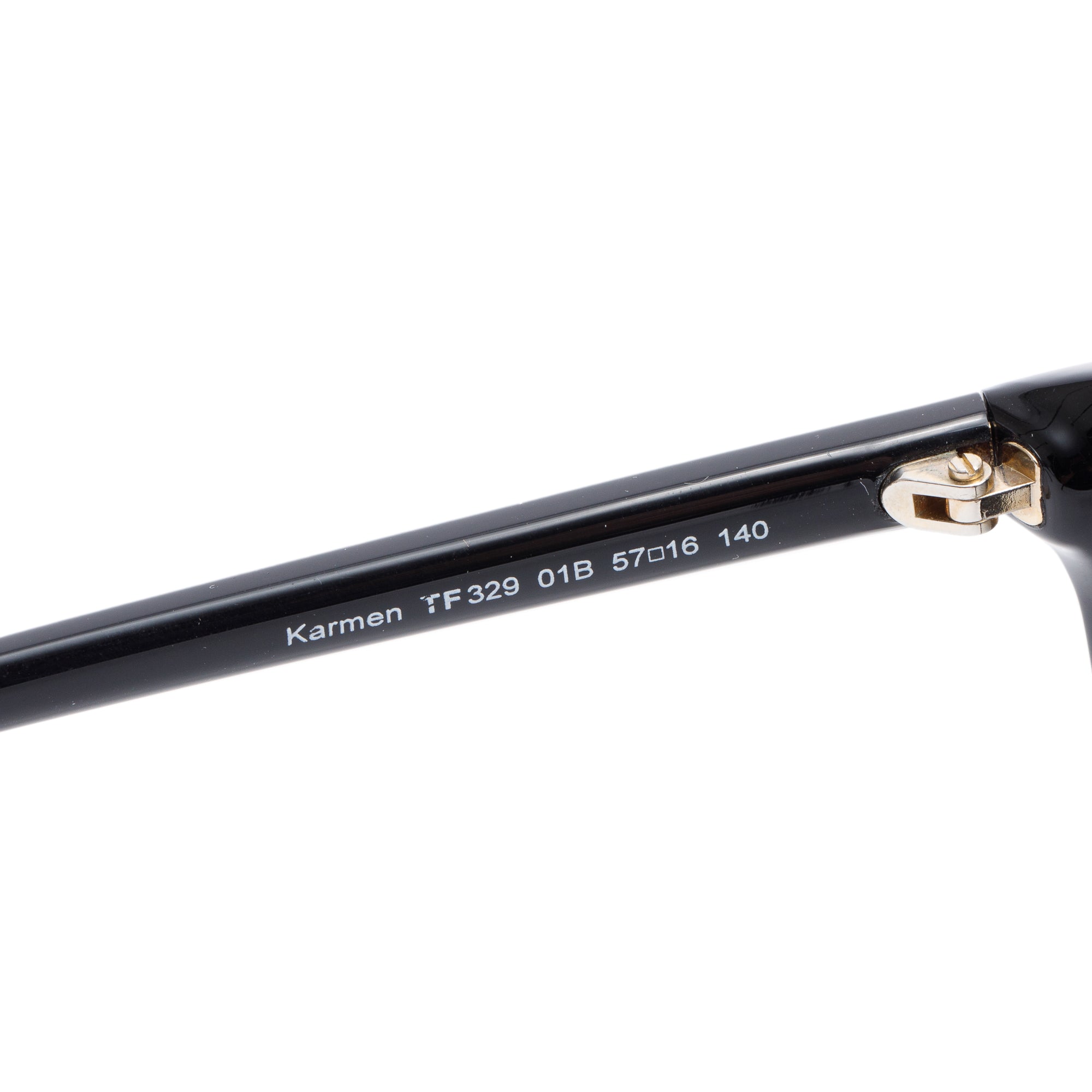 Tom Ford TF329 Black Acetate Karmen Butterfly Sunglasses