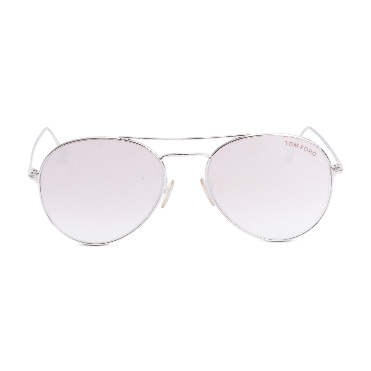 Tom Ford TF551 Silver Tone Metal Ace-02 Aviator Sunglasses