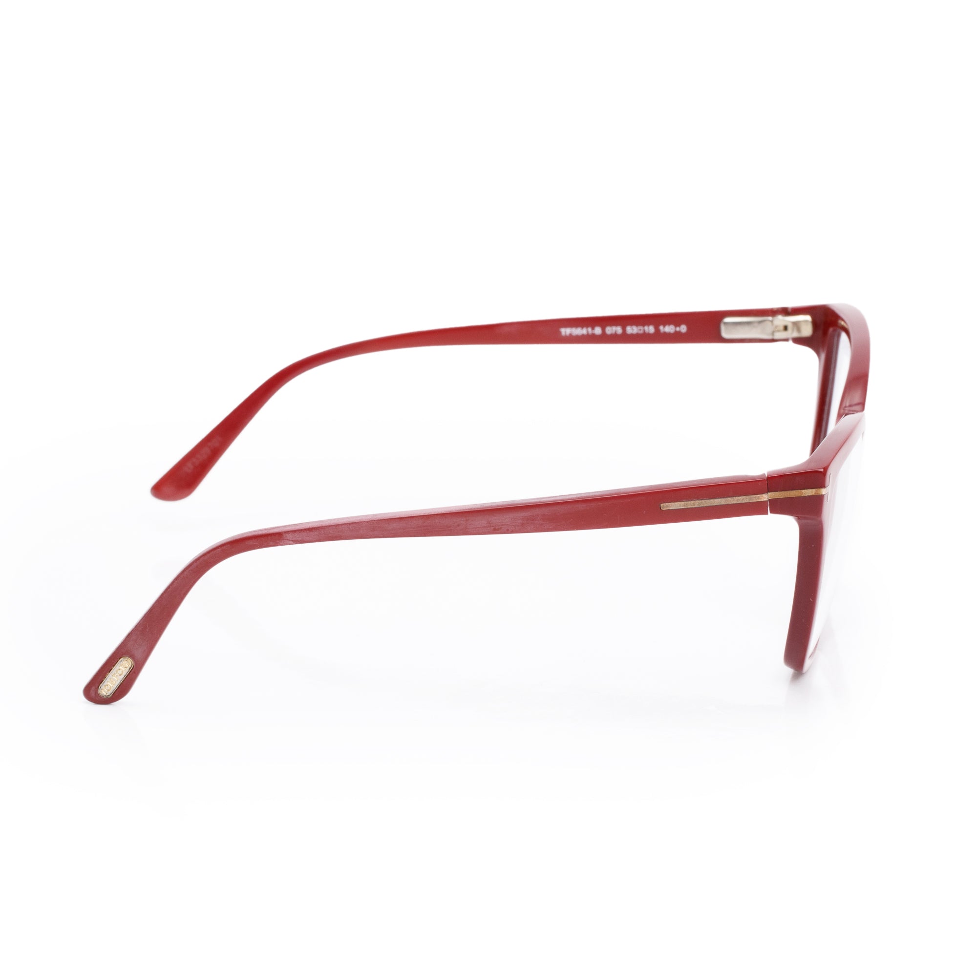 Tom Ford TF5641-B Burgundy Acetate Optical Frame Eyeglasses