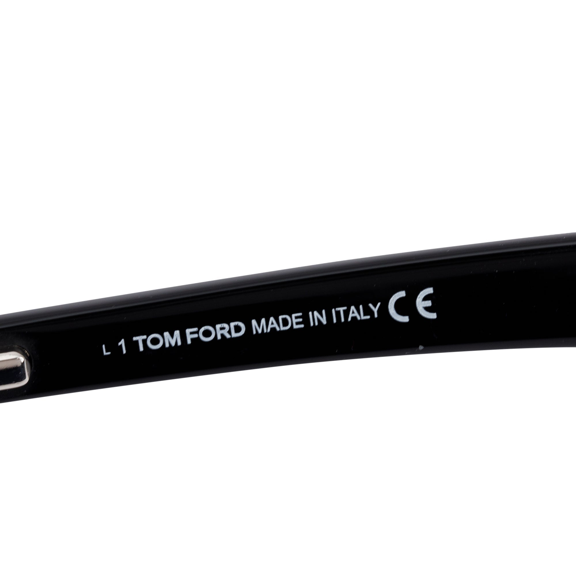 Tom Ford TF5807-B Black Acetate Round Frame Glasses w/ Case