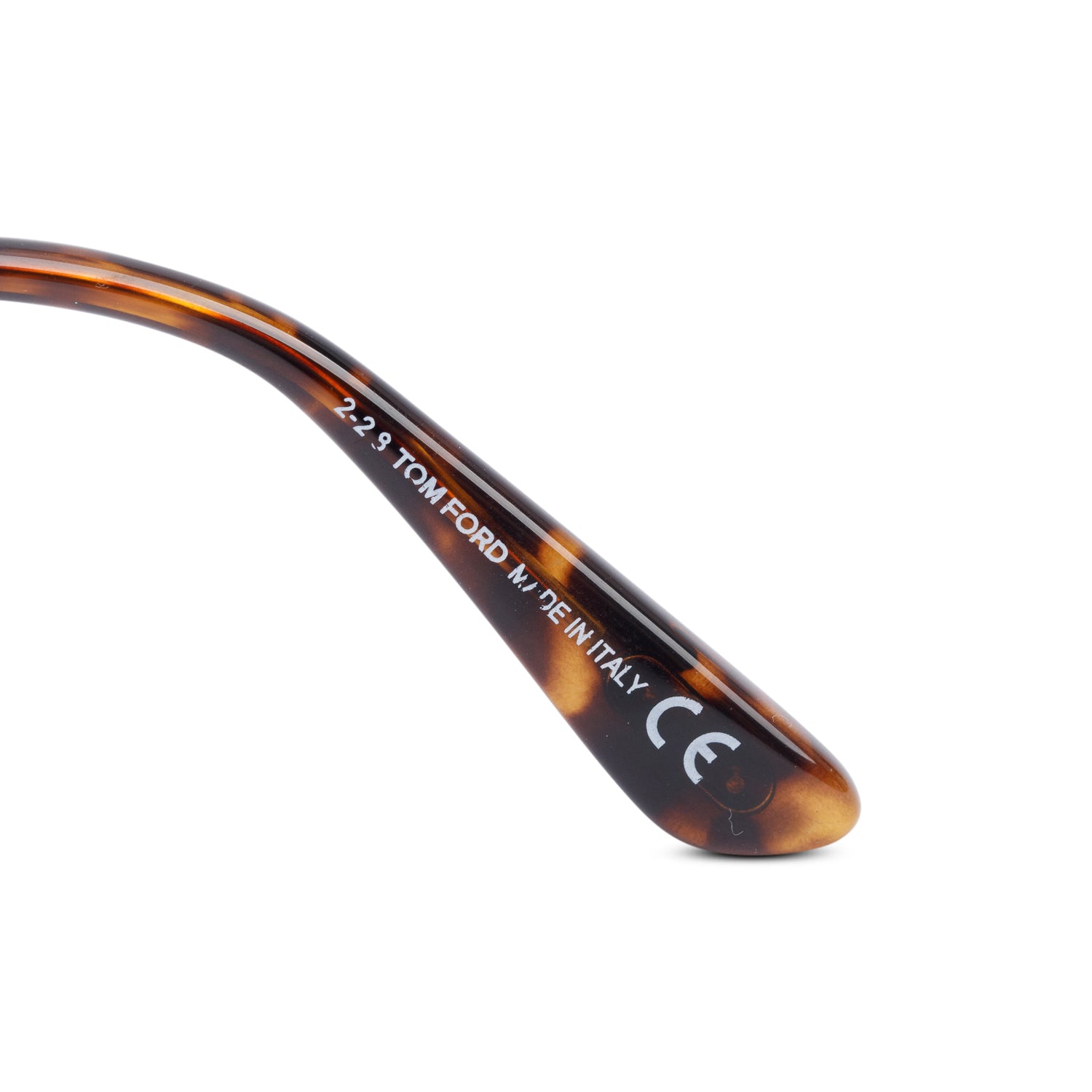 Tom Ford TF648 Rose-Gold Plated Metal Havana Acetate Dahlia-02 Butterfly Sunglasses w/ Box & Case