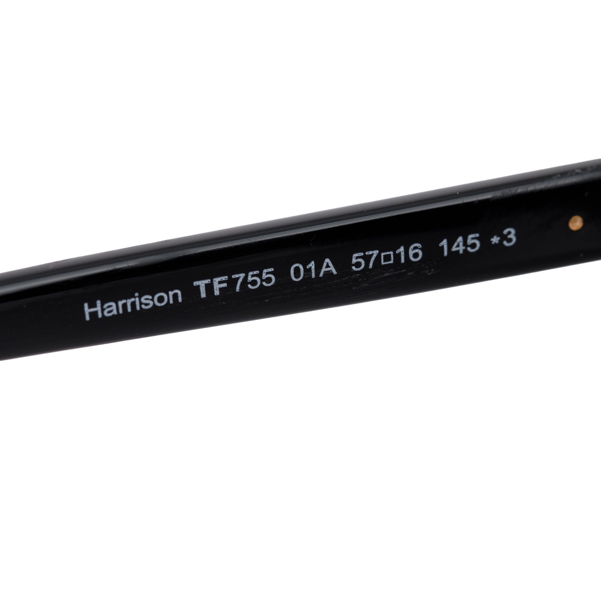 Tom Ford TF755 Black Acetate Harrison Aviator Sunglasses w/ Box & Case