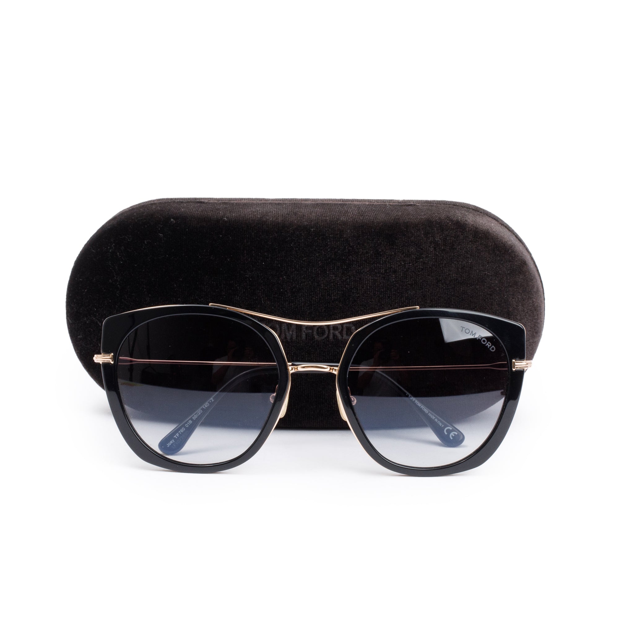 Tom Ford TF760 Joey Cat-Eye Sunglasses w/ Case