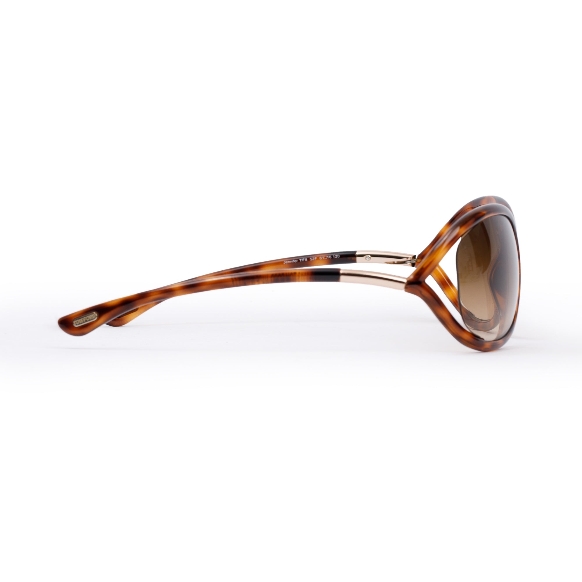 Tom Ford TF8 Jennifer Oval Sunglasses w/ Box & Case