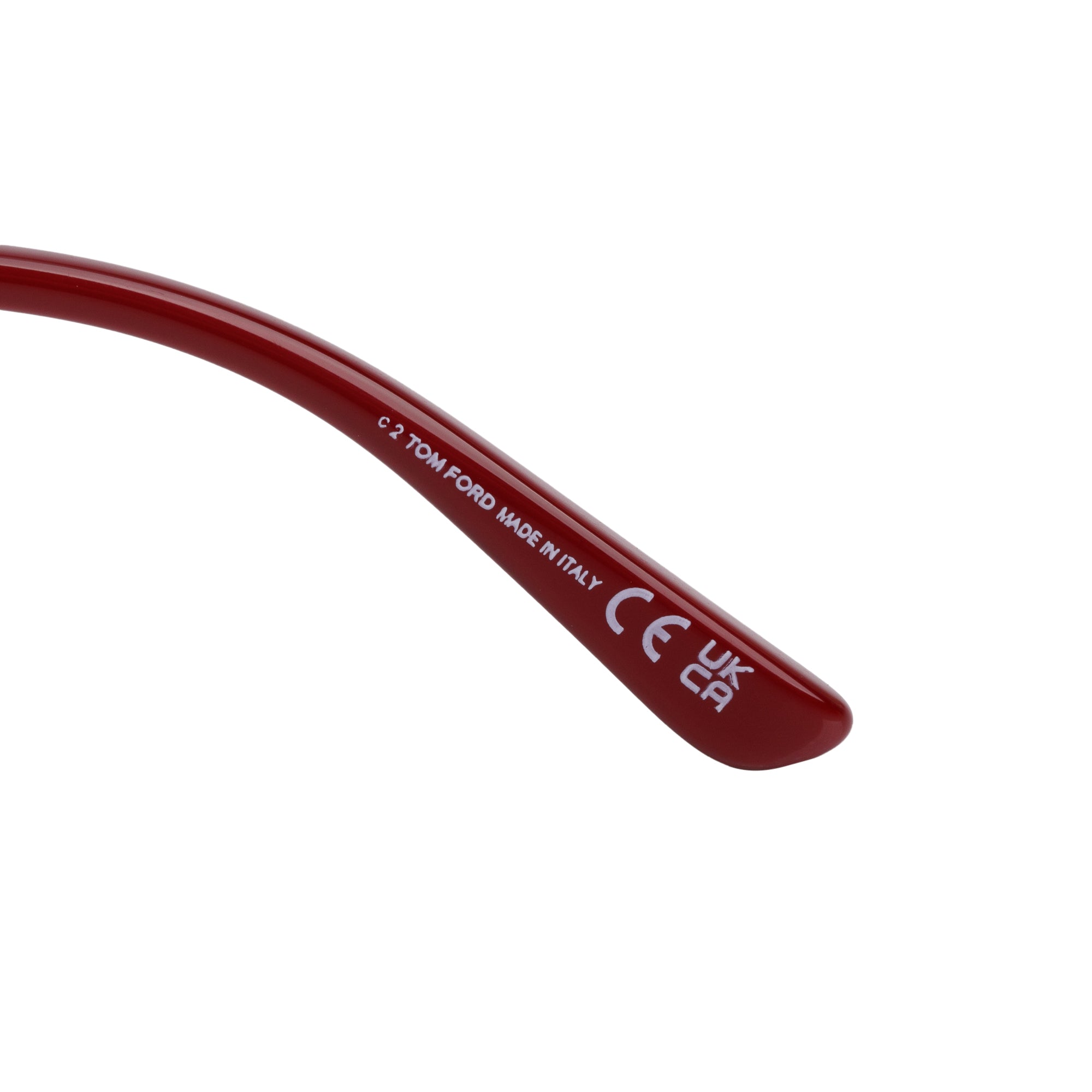 Tom Ford TF821 Burgundy Acetate Kira Cat-Eye Sunglasses