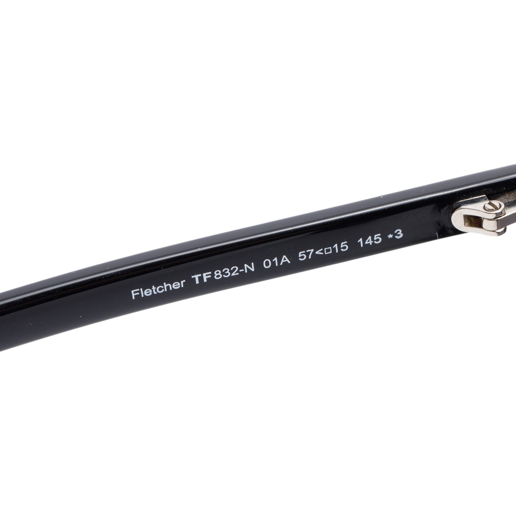 Tom Ford TF832-N Black Acetate Fletcher Square Sunglasses w/ Case