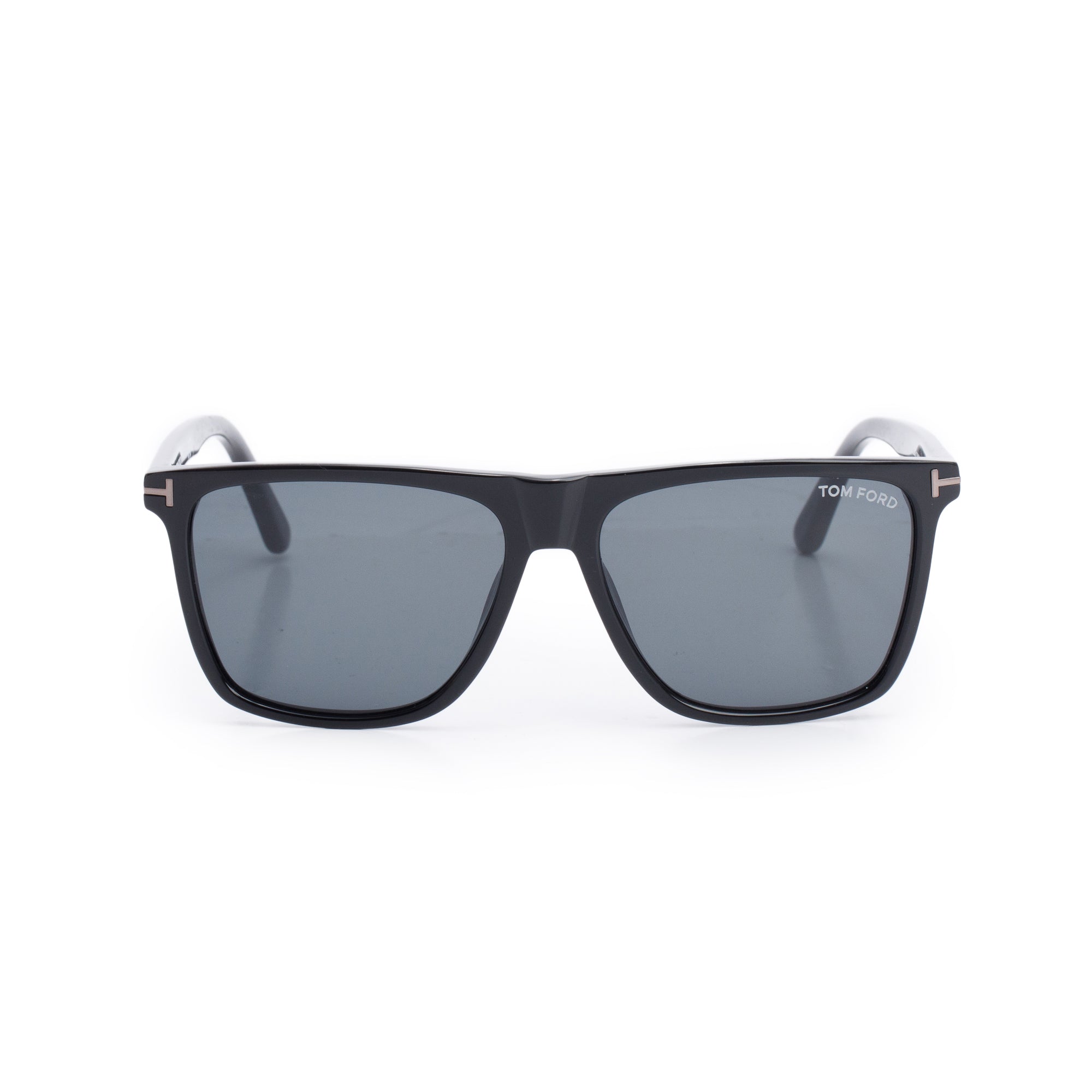 Tom Ford TF832-N Black Acetate Fletcher Square Sunglasses w/ Case