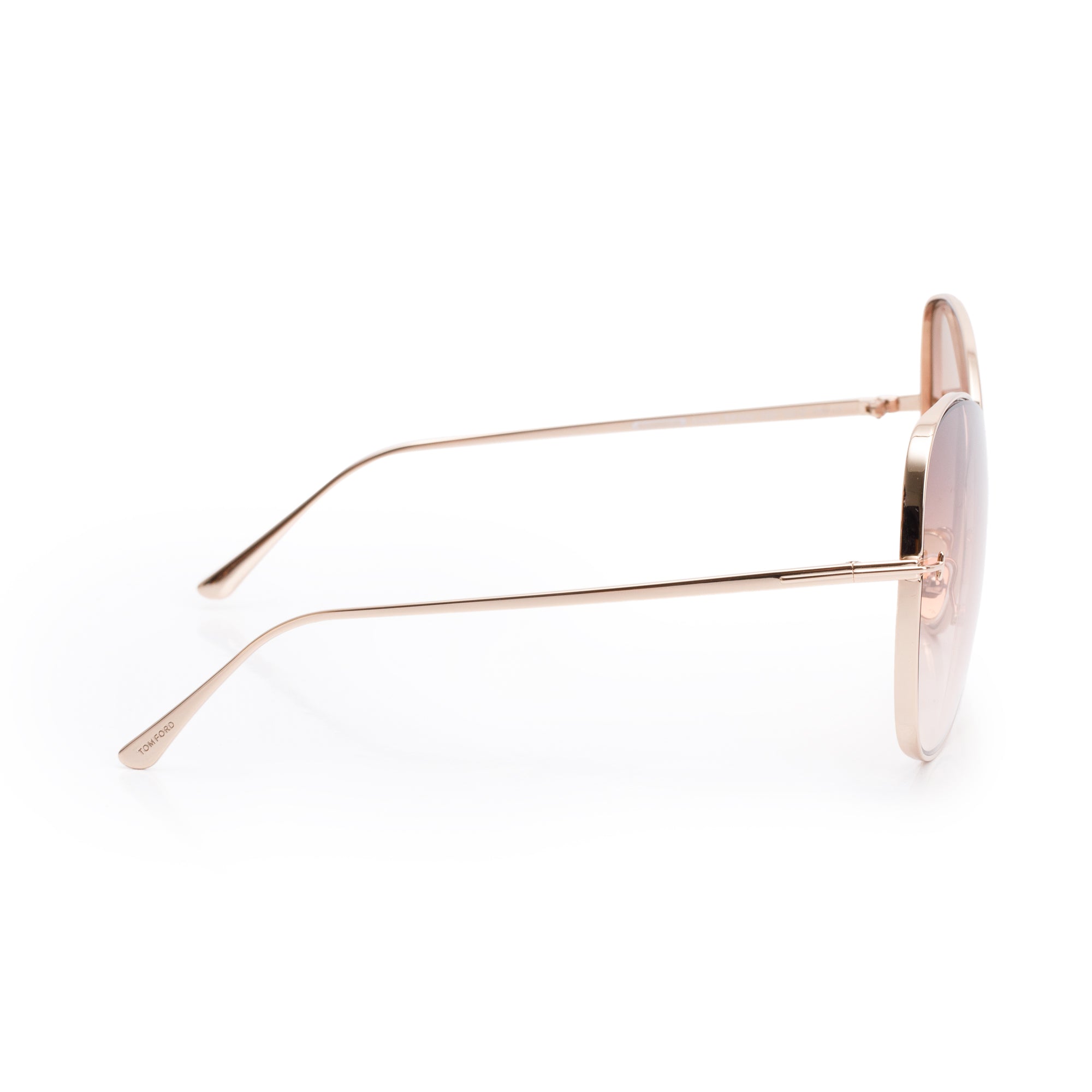 Tom Ford TF842 Rose Gold-Tone Metal Nickie Butterfly Sunglasses
