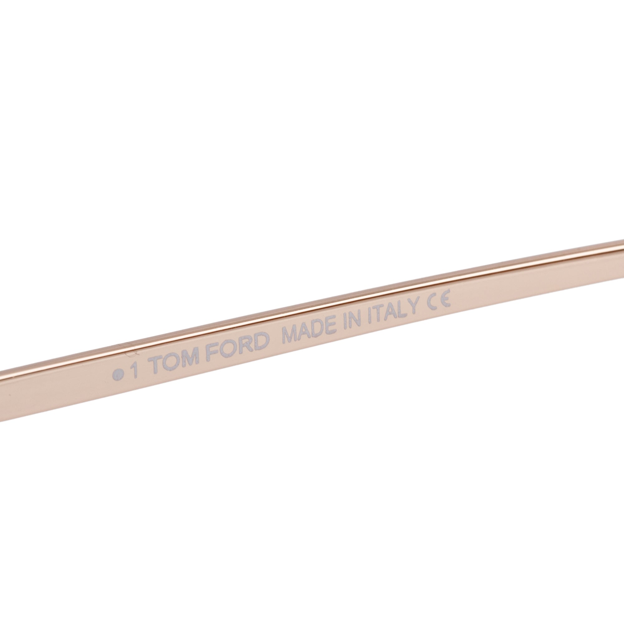 Tom Ford TF842 Rose Gold-Tone Metal Nickie Butterfly Sunglasses