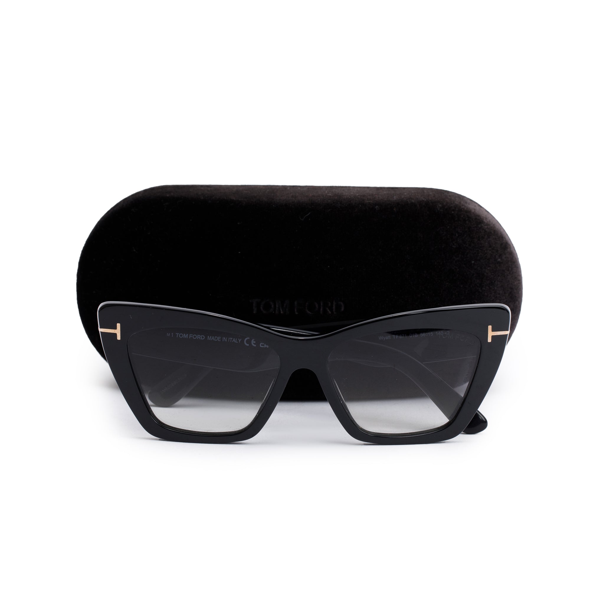 Tom Ford TF871 Wyatt Cat-Eye Sunglasses w/ Case
