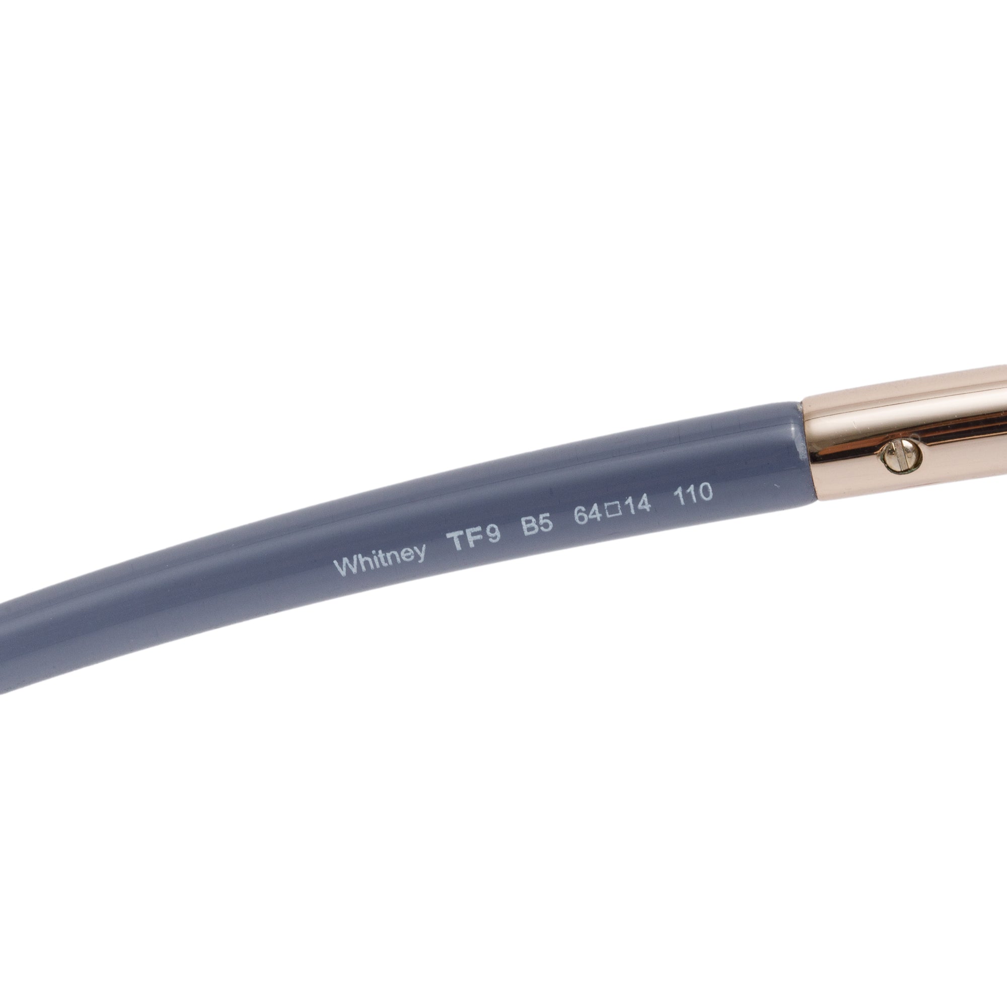 Tom Ford TF9 Grey Acetate Whitney Cat-Eye Sunglasses