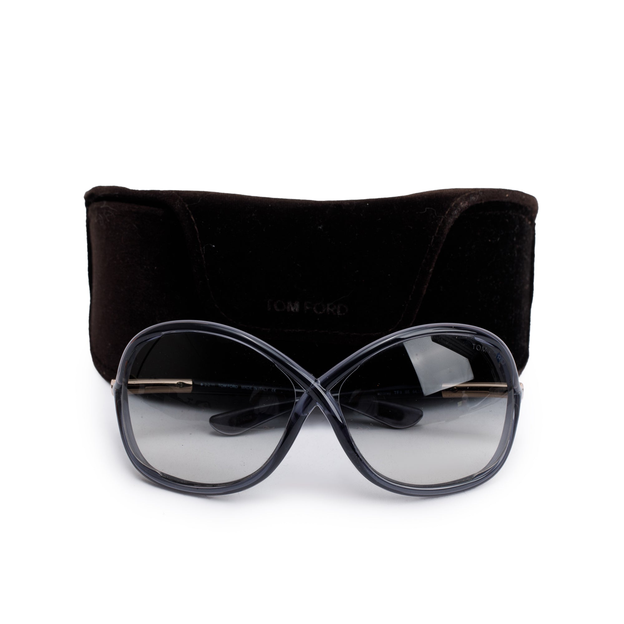 Tom Ford TF9 Whitney Cat-Eye Sunglasses w/ Case