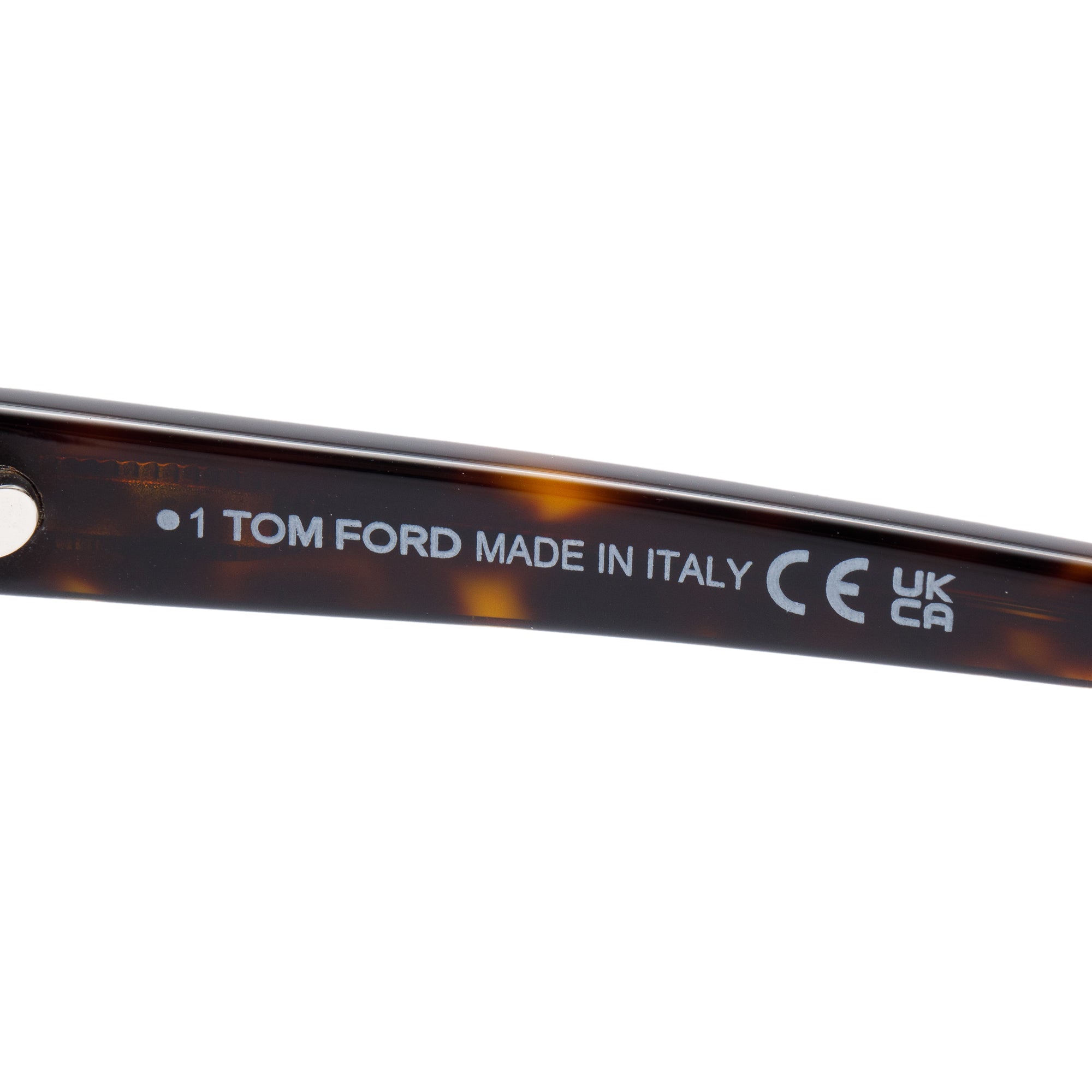 Tom Ford TF990 Havana Acetate Amber-02 Sunglasses w/ Case