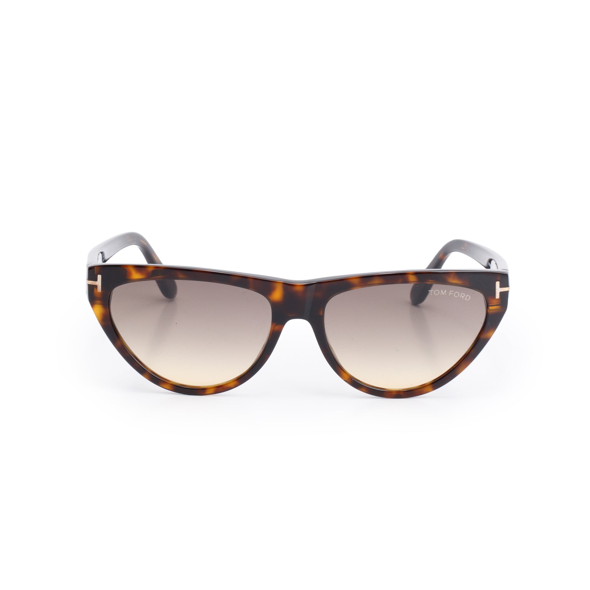 Tom Ford TF990 Havana Acetate Amber-02 Sunglasses w/ Case