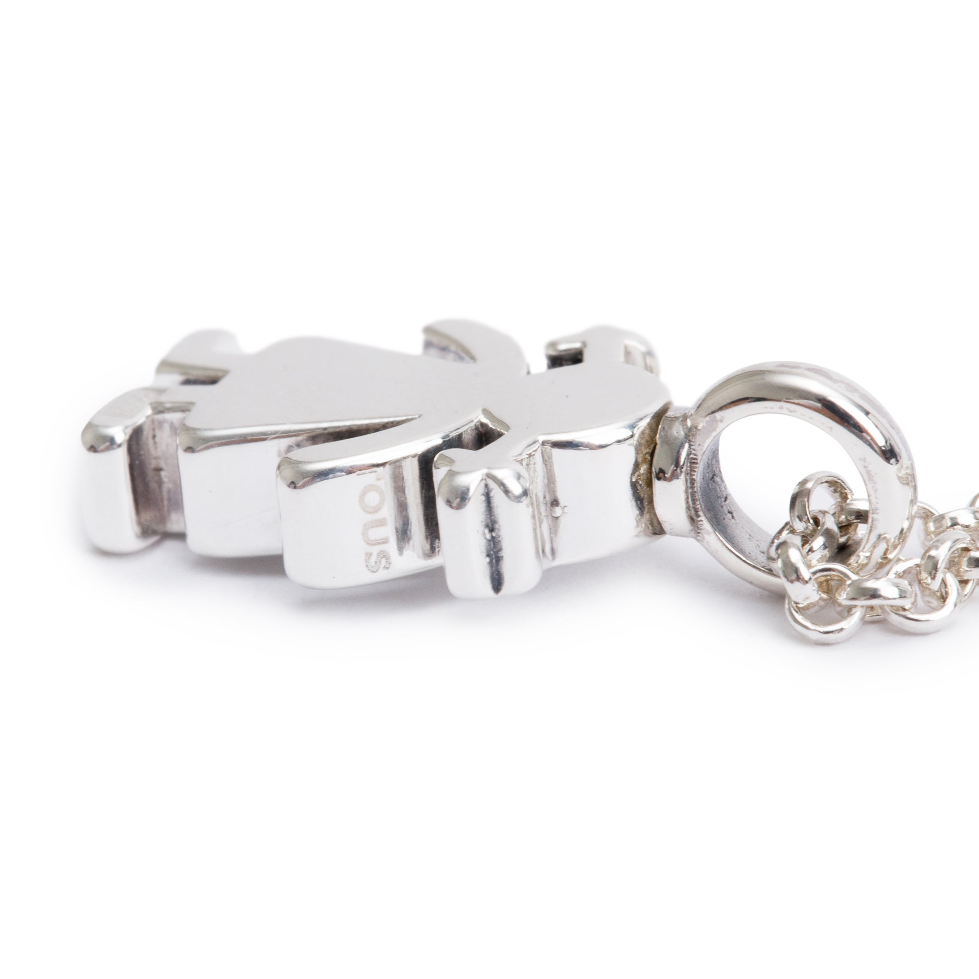 Tous Sterling Silver Sweet Doll Girl Pendant Necklace