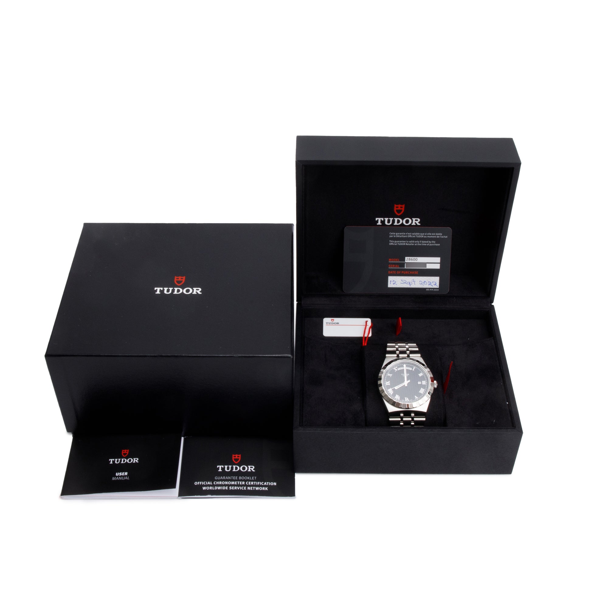 Tudor 2022 Stainless Steel Royal 41 MM Automatic Watch 28600 w/ Box & Papers