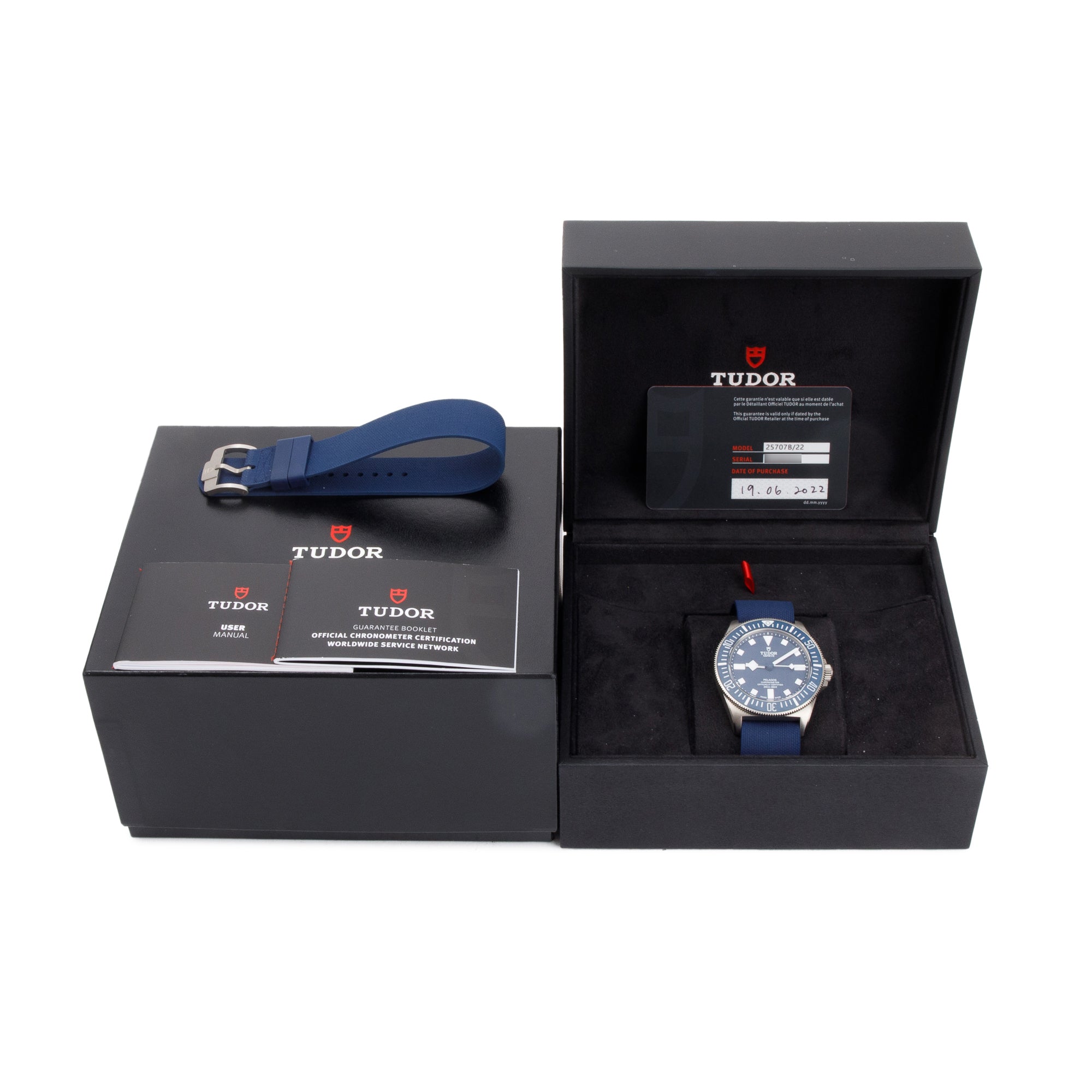 Tudor 2022 Titanium Pelagos FXD 42 MM Automatic Watch w/ Box & Papers