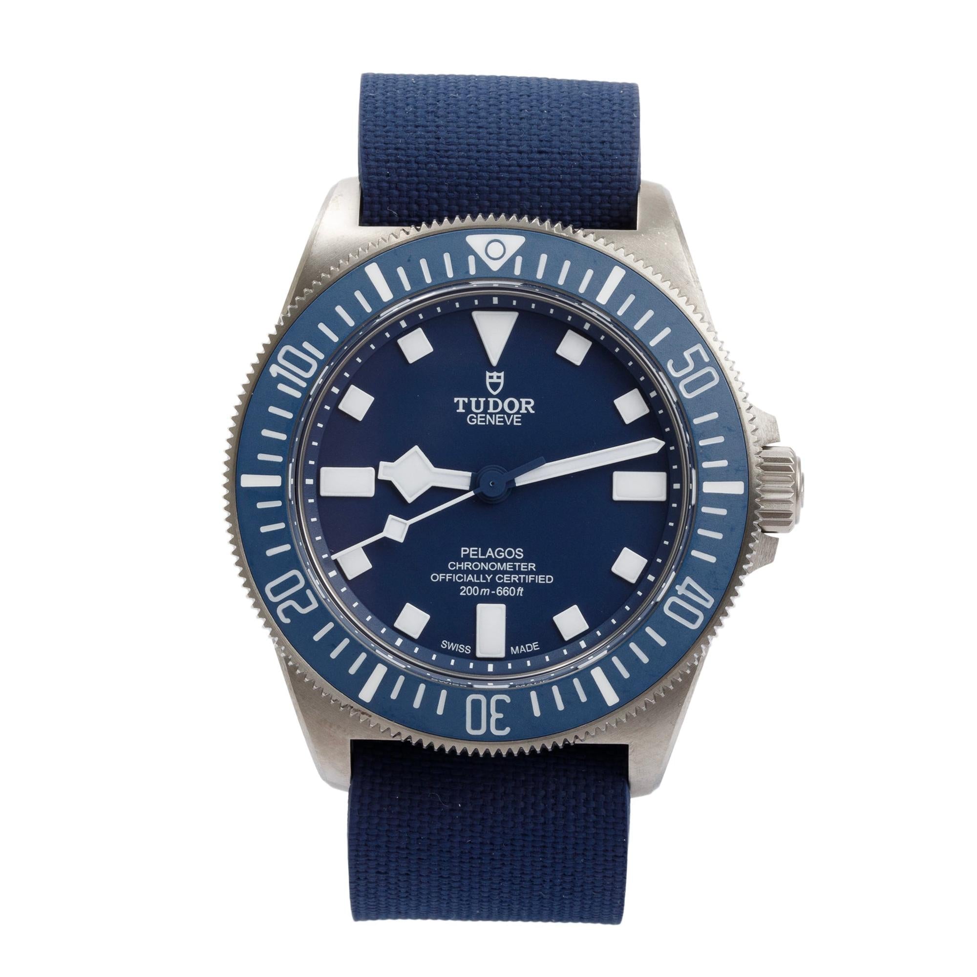 Tudor 2022 Titanium Pelagos FXD 42 MM Automatic Watch w/ Box & Papers