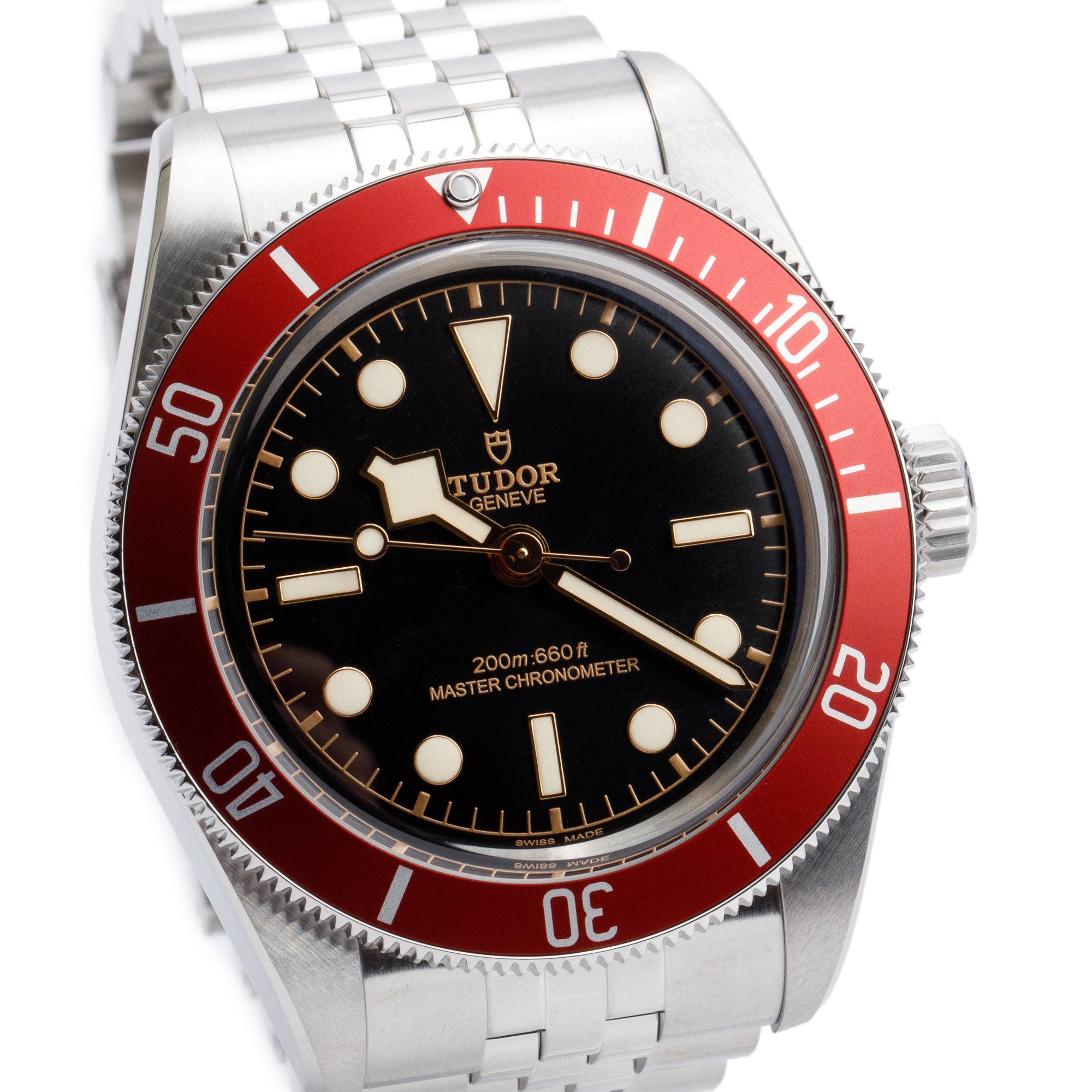 Tudor 2023 Stainless Steel Red Black Bay 41 MM Automatic Watch 7941A1A0RU w/ Box & Papers