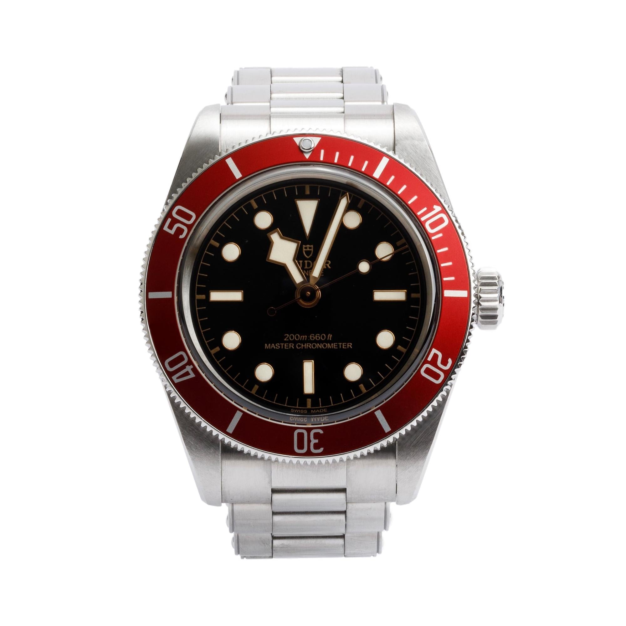 Tudor 2024 Stainless Steel Black Bay 41 MM Automatic Watch 7941A1A0RU w/ Box & Papers