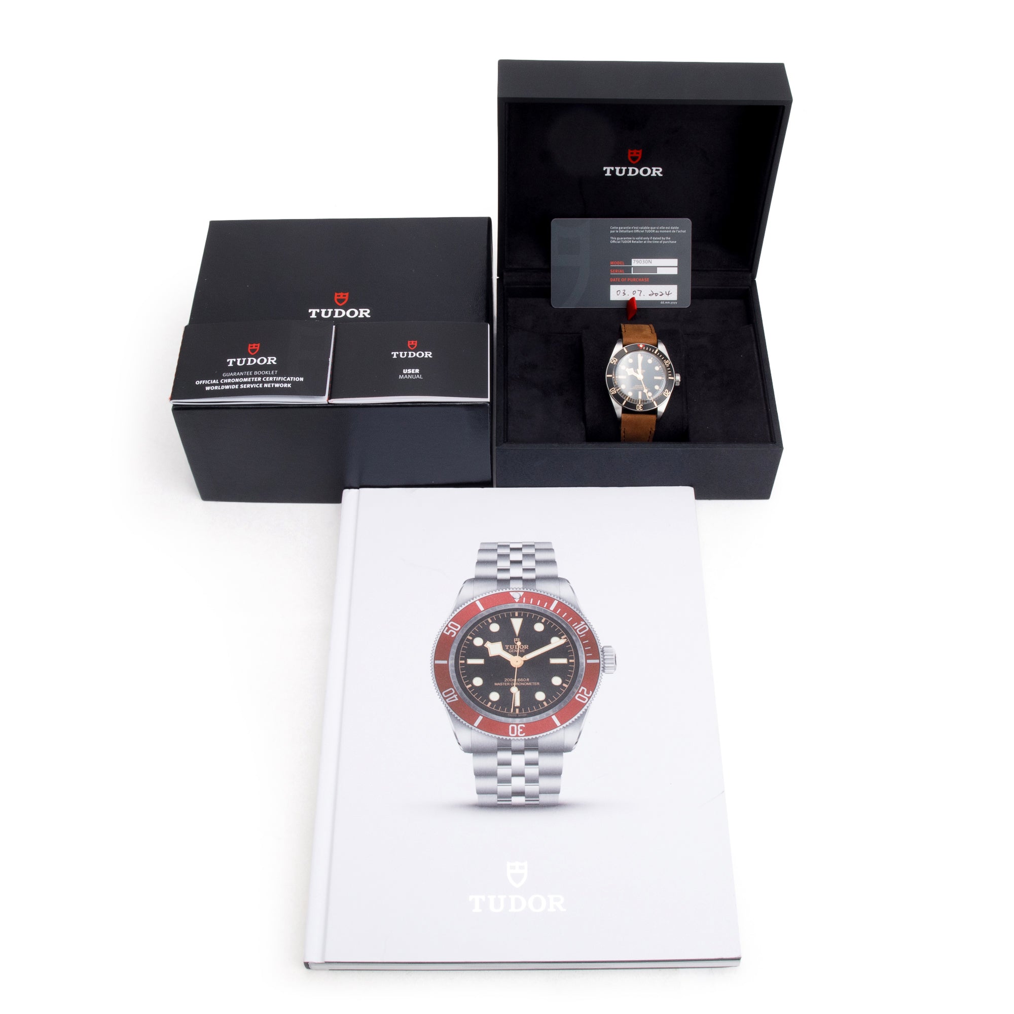 Tudor 2024 Stainless Steel Black Bay Fifty-Eight 39 MM Automatic Watch 79030N w/ Box & Papers