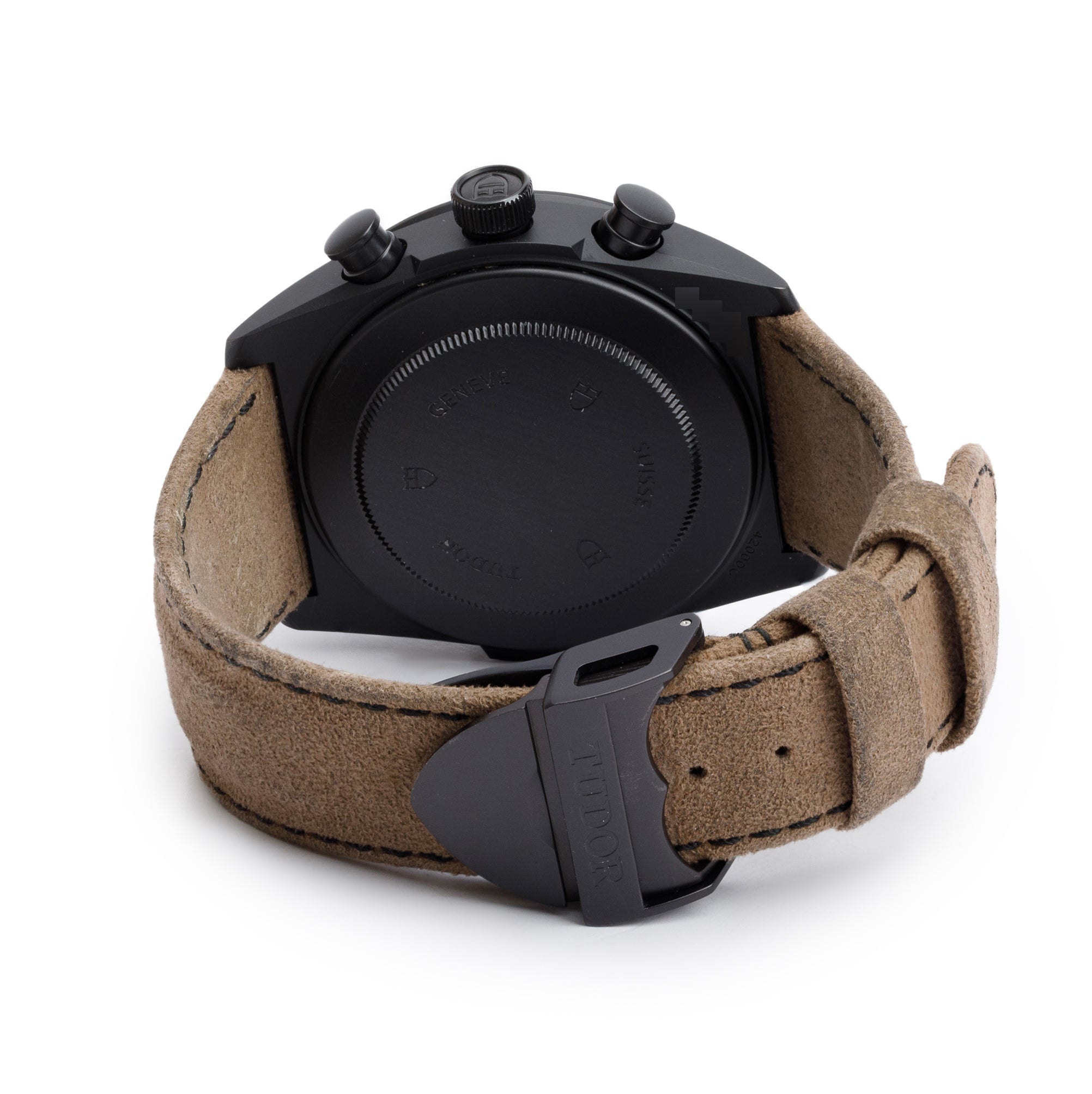 Tudor Black PVD Stainless Steel Fastrider Black Shield 42 MM Automatic ...