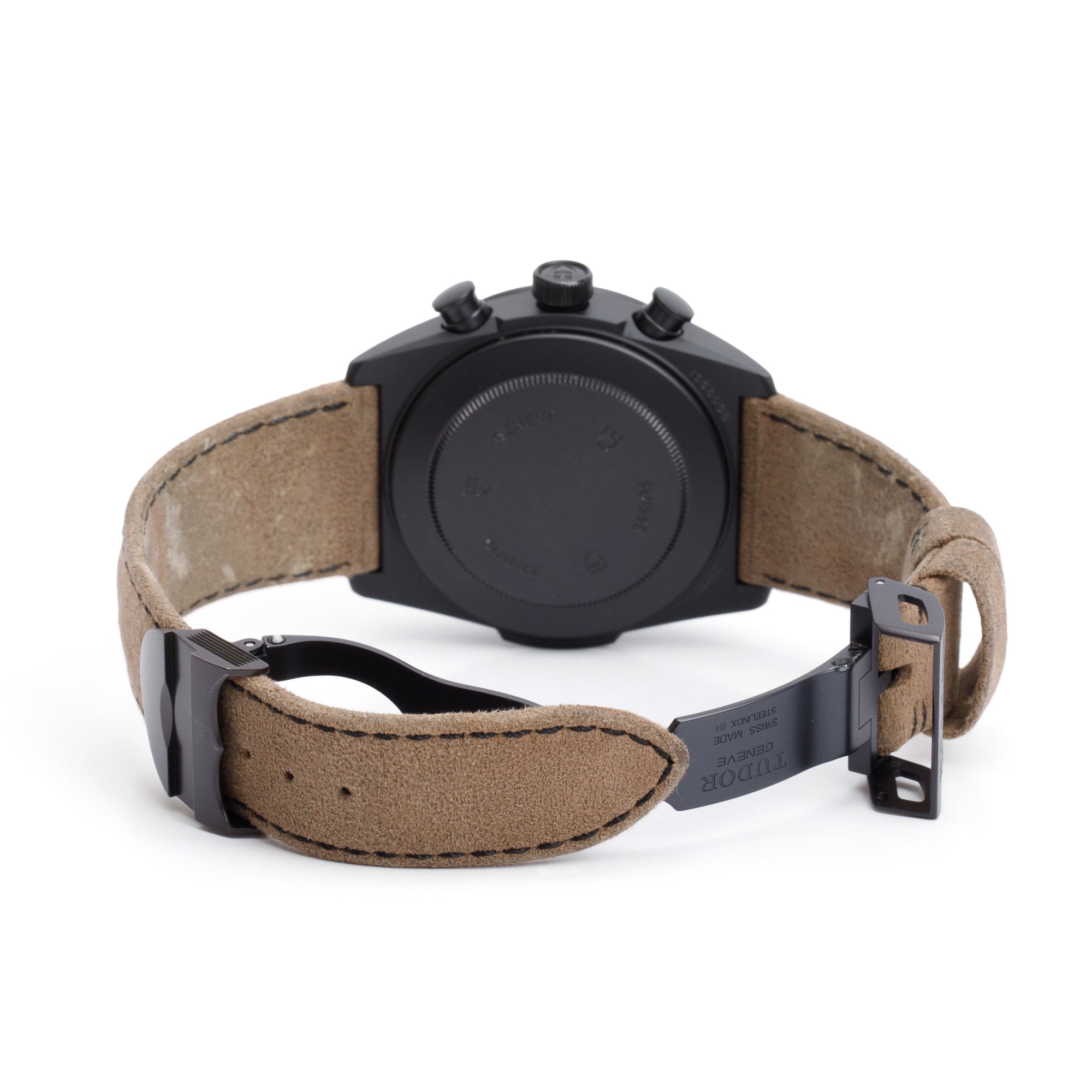 Tudor Black PVD Stainless Steel Fastrider Black Shield 42 MM Automatic Chronograph Watch 42000CN w/ Box & Papers