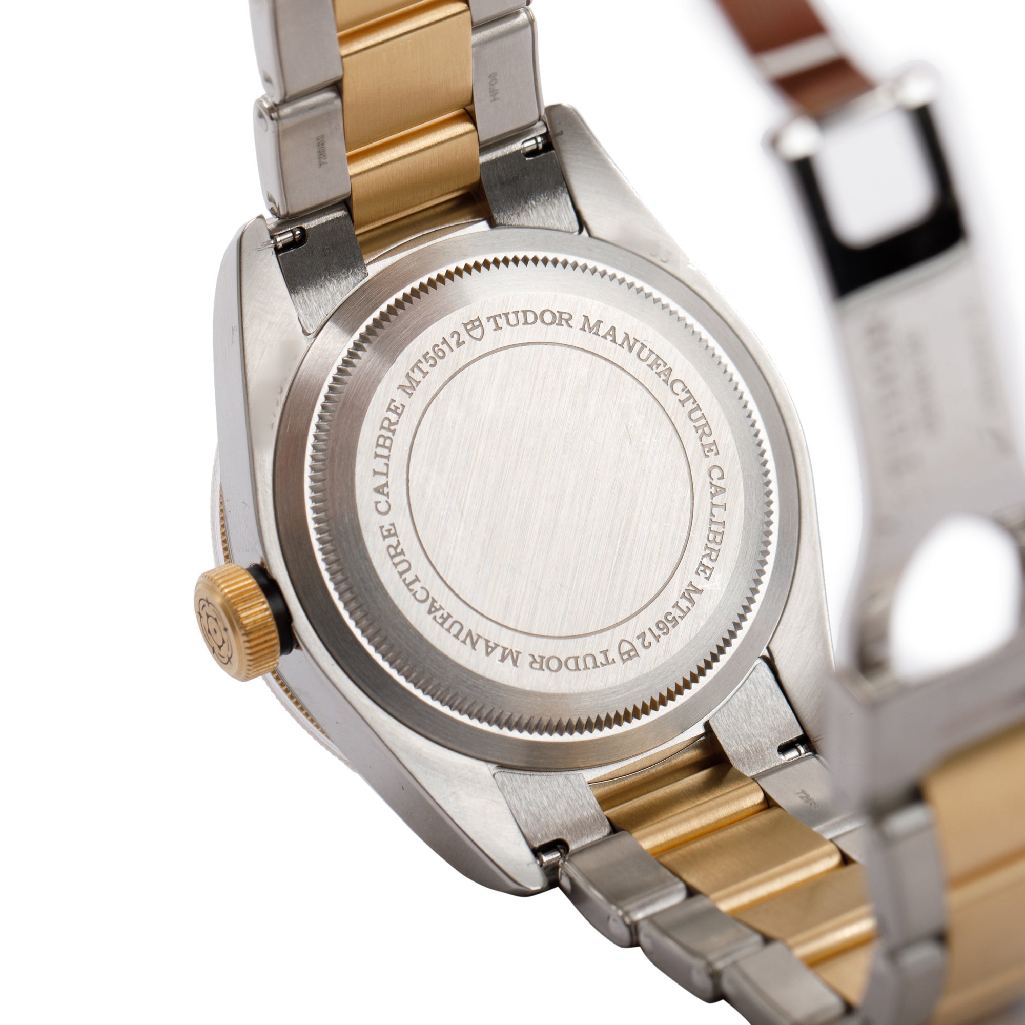 Tudor Stainless Steel & 18k Yellow Gold Black Bay 41 MM Automatic Watch w/ Box & Papers