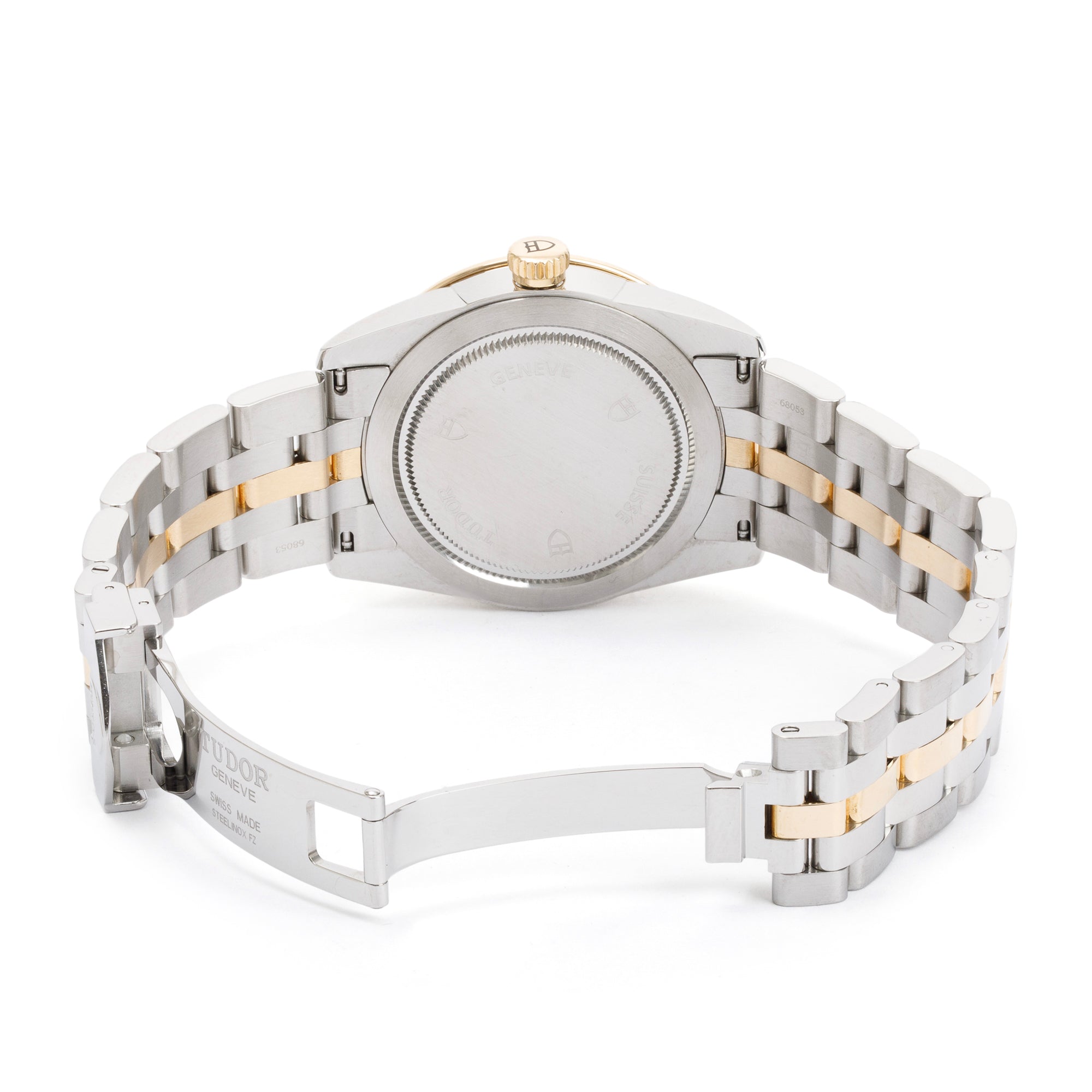 Tudor Stainless Steel & 18k Yellow Gold Glamour Date 36 MM Automatic Watch