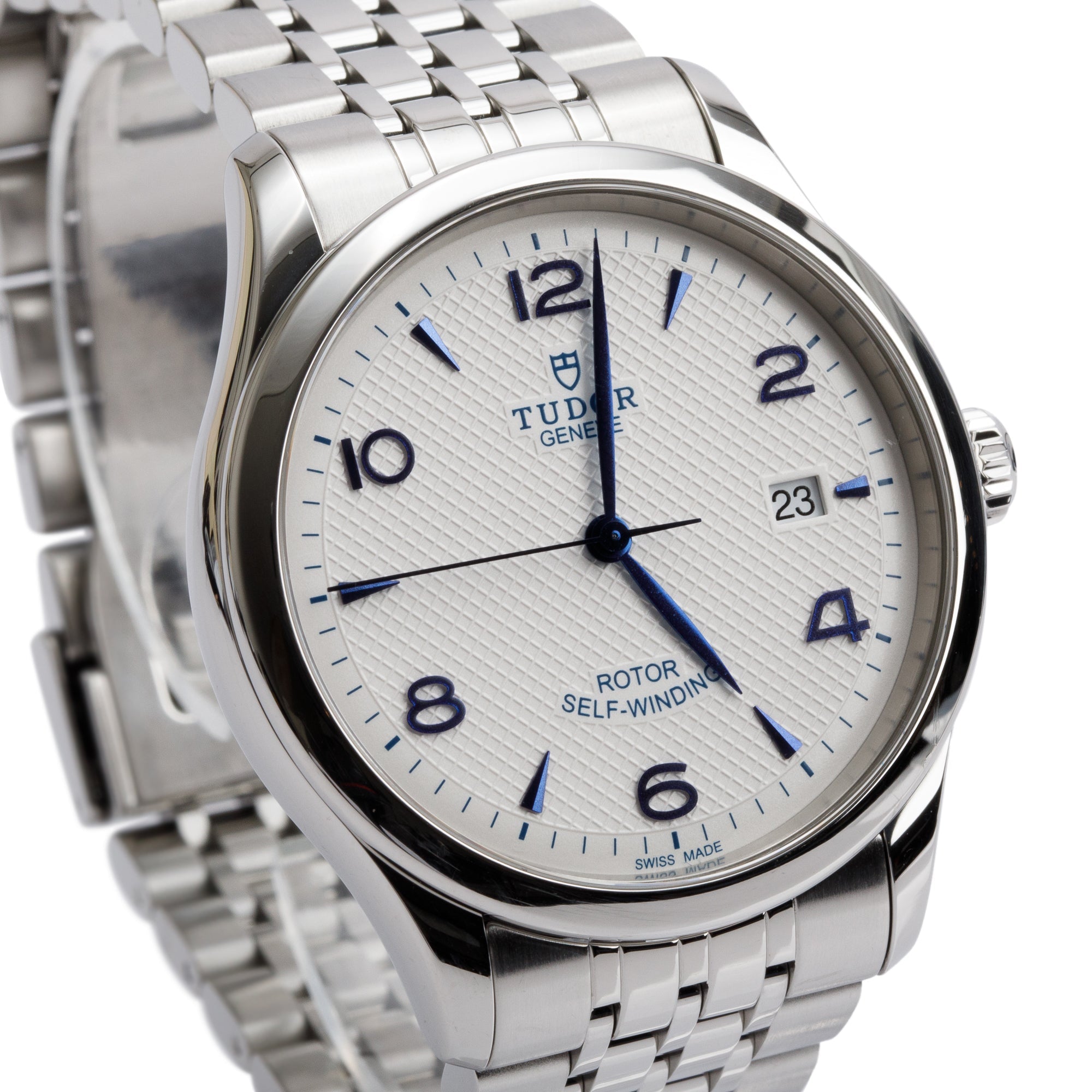 Tudor Stainless Steel 1926 39 MM Automatic Watch w/ Box & Papers
