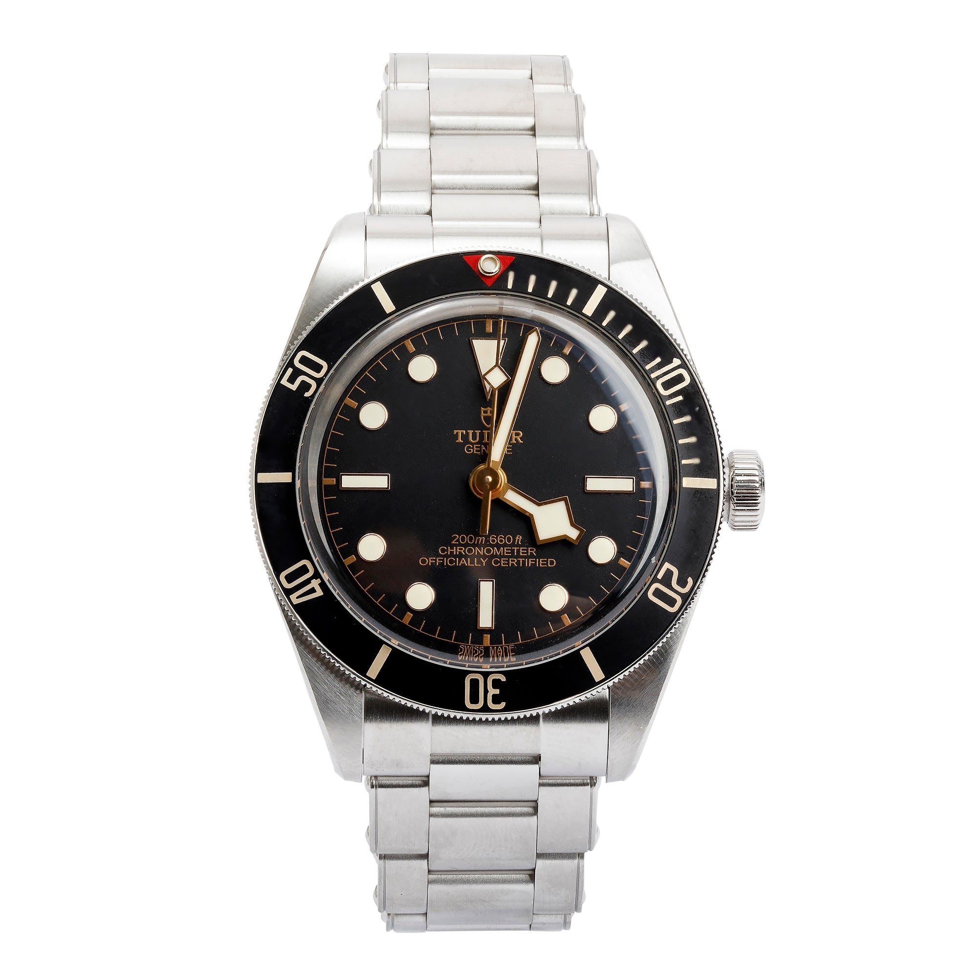 Tudor Stainless Steel Black Bay Fifty-Eight 39 MM Automatic Watch w/ Card