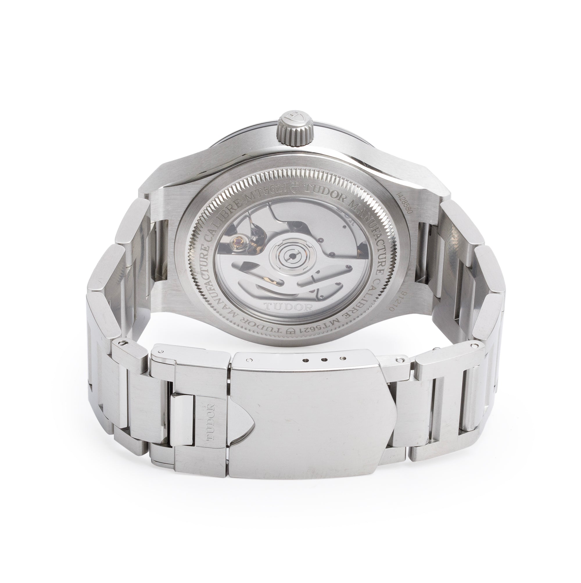 Tudor Stainless Steel North Flag 40 MM Automatic Watch 91210N w/ Box & Papers