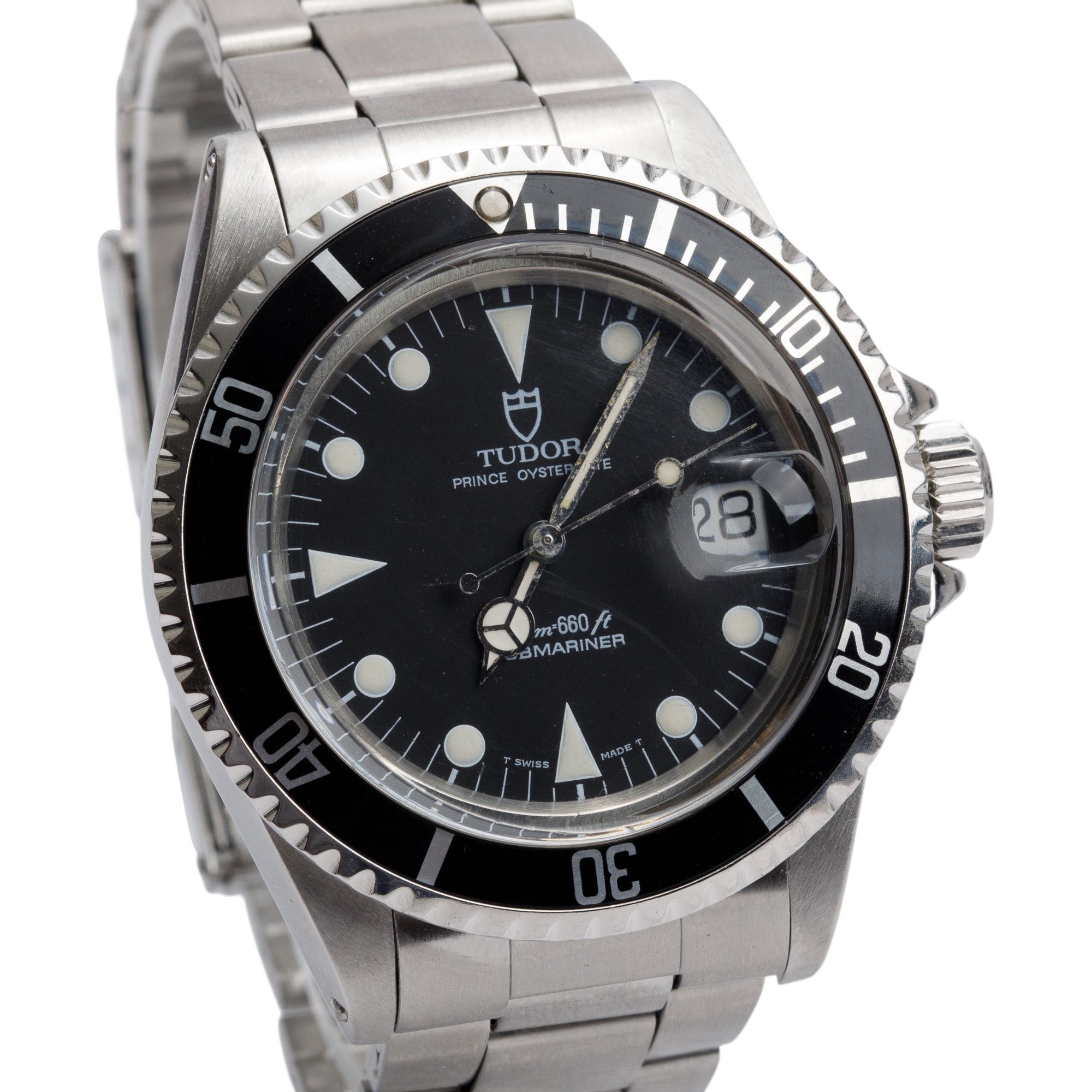 Tudor Stainless Steel Submariner Date 39 MM Automatic Watch 79090
