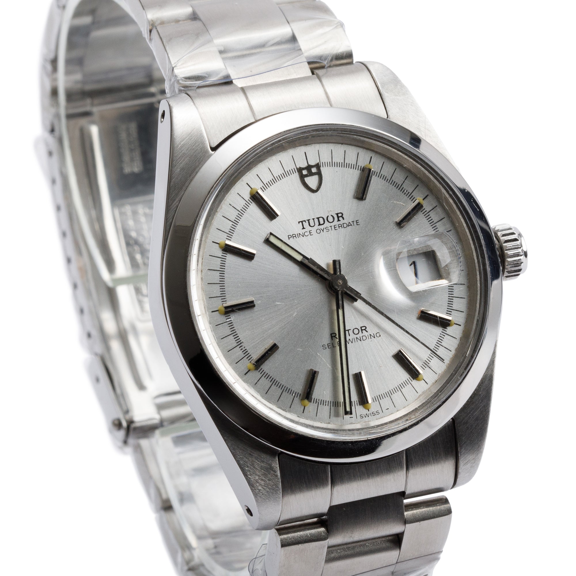 Tudor Vintage Stainless Steel Prince OysterDate Jumbo 38 MM Automatic Watch