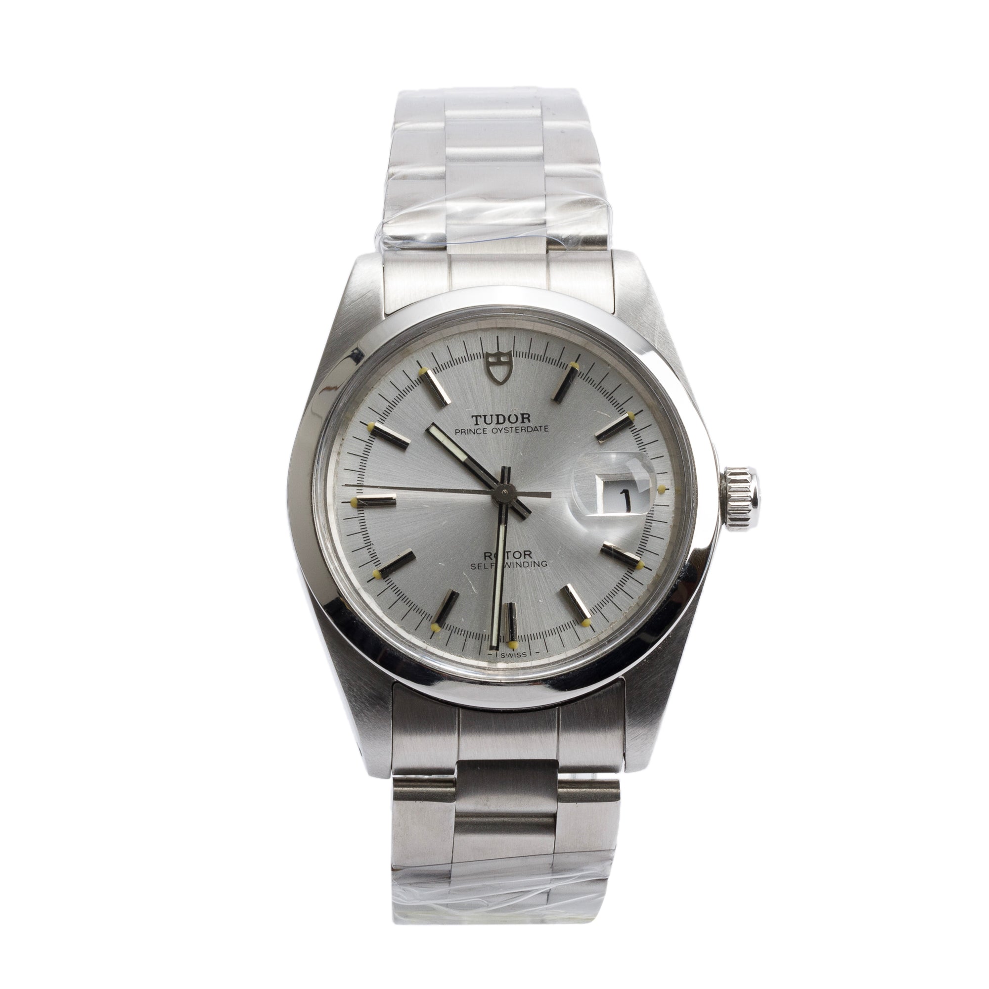 Tudor Vintage Stainless Steel Prince OysterDate Jumbo 38 MM Automatic Watch