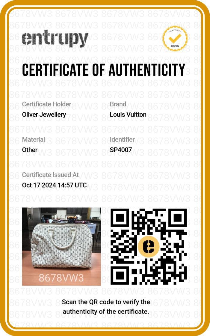 Louis Vuitton Grey Monogram Mini Lin Speedy 30