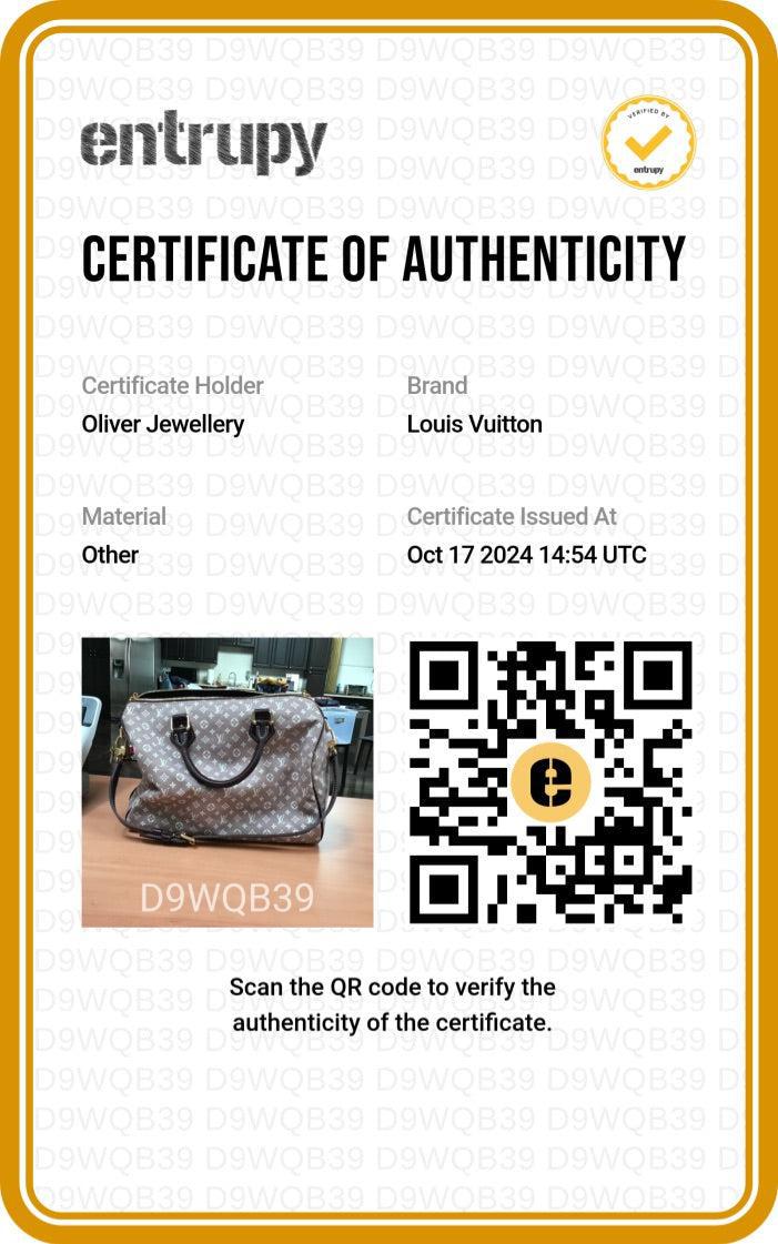 Louis Vuitton Burgundy Idylle Monogram Mini Lin Speedy Bandouliere 30